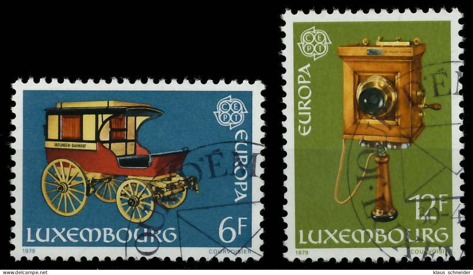 LUXEMBURG 1979 Nr 987-988 Gestempelt X58D346 - Usados