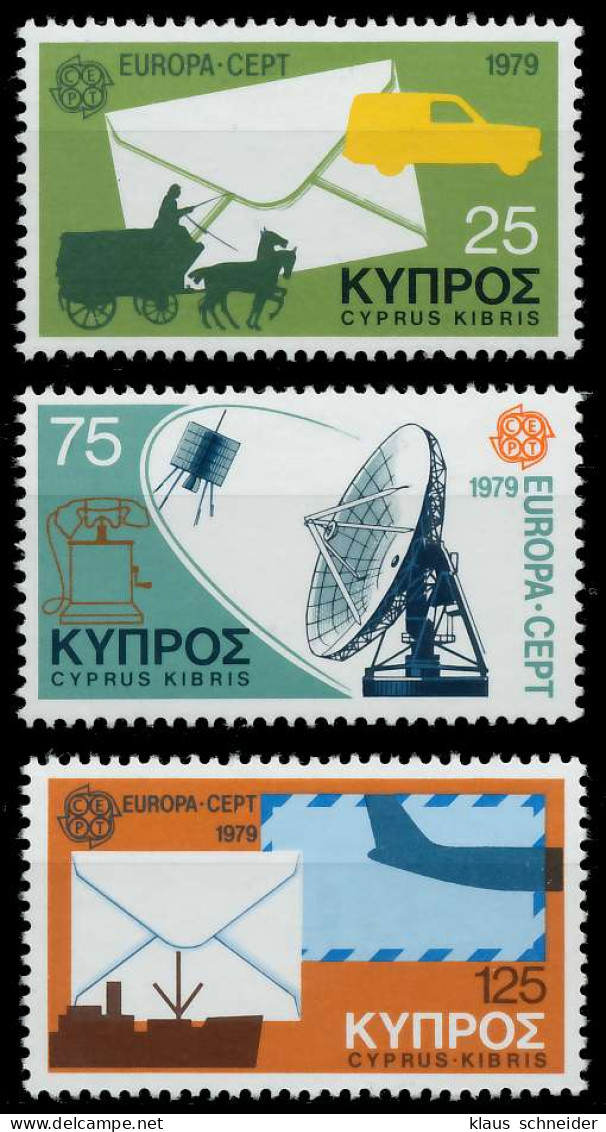 ZYPERN 1979 Nr 501-503 Postfrisch S1B30EE - Unused Stamps