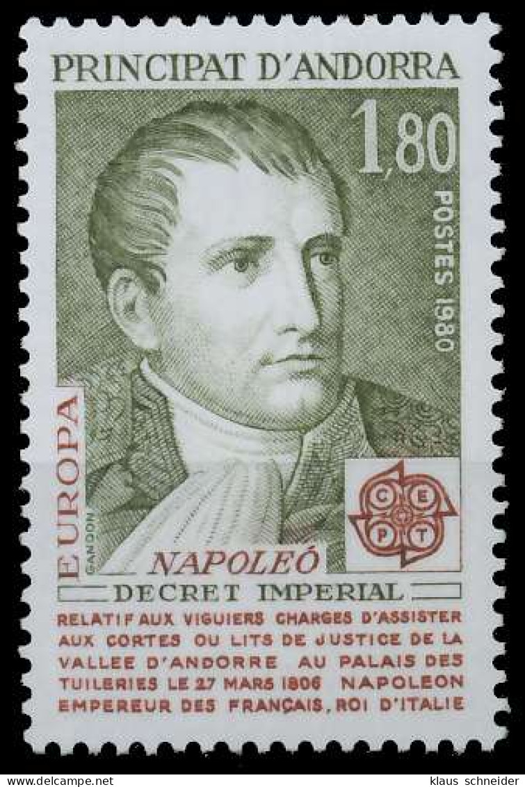 ANDORRA (FRANZ. POST) 1980 Nr 306 Postfrisch X59255A - Unused Stamps