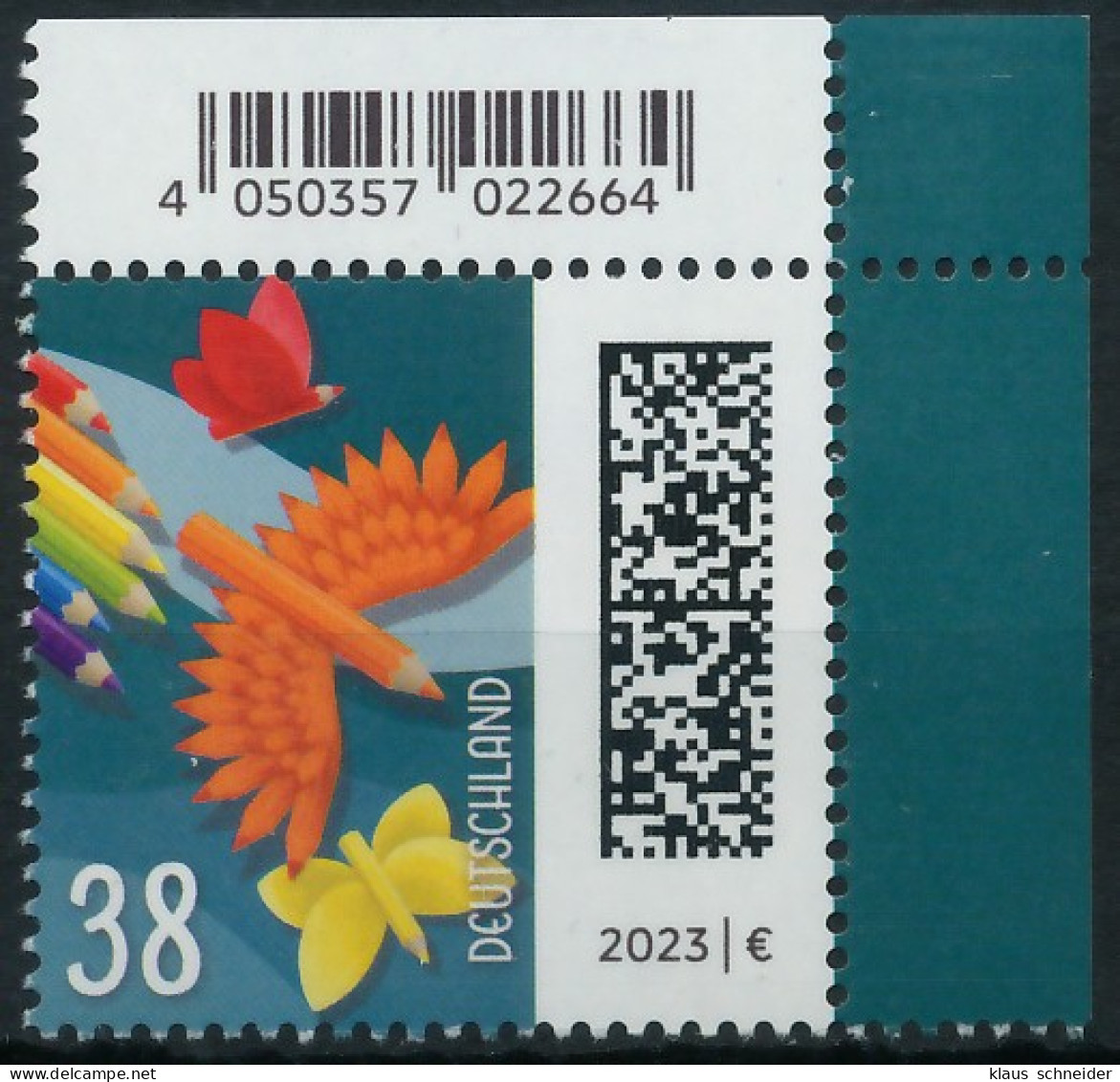BRD BUND DS WELT DER BRIEFE Nr 3734 Postfrisch ECKE-ORE S1B9C46 - Unused Stamps