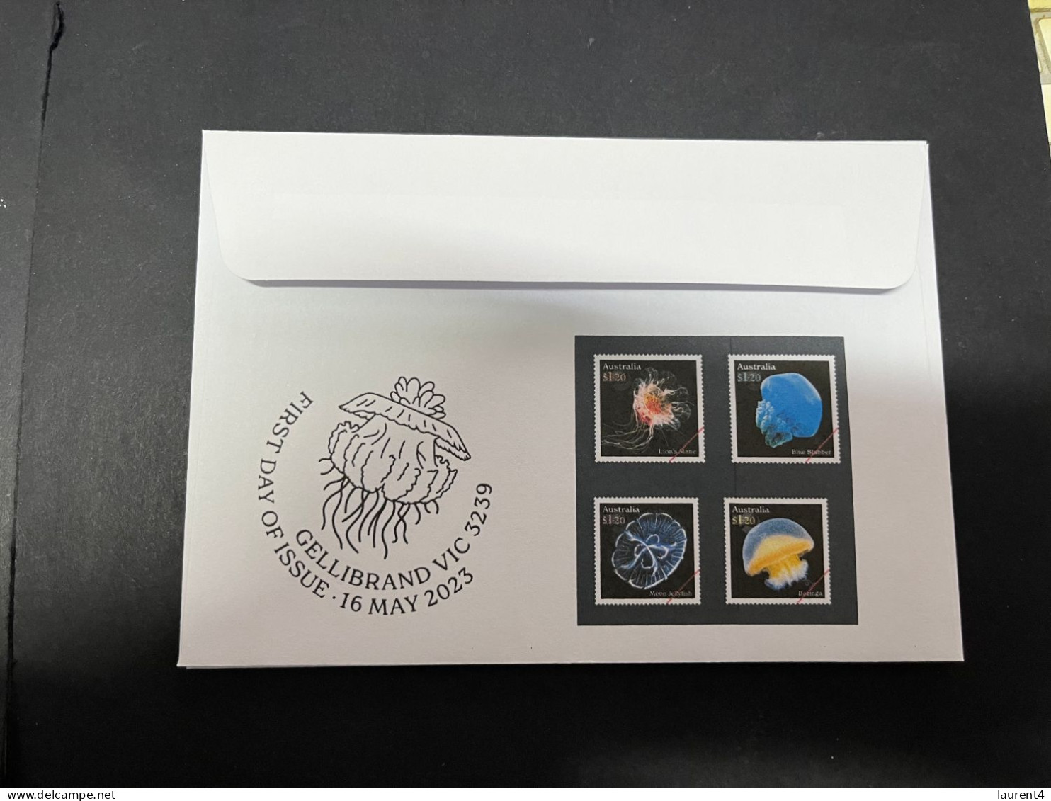 25-4-2024 (3 Z 2) Australia - FDC - 2023 Moon Jellyfish - Premiers Jours (FDC)