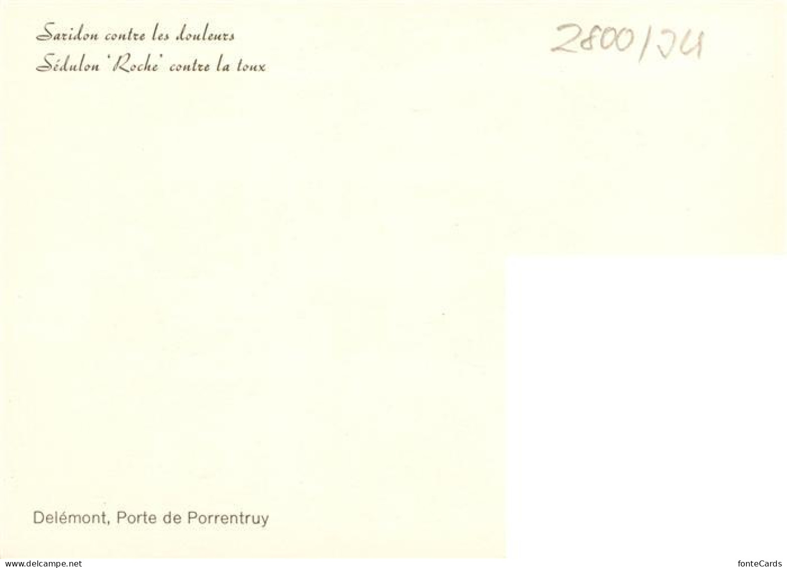 13896170 Delemont Delsberg JU Porte De Porrentruy Kuenstlerkarte  - Autres & Non Classés