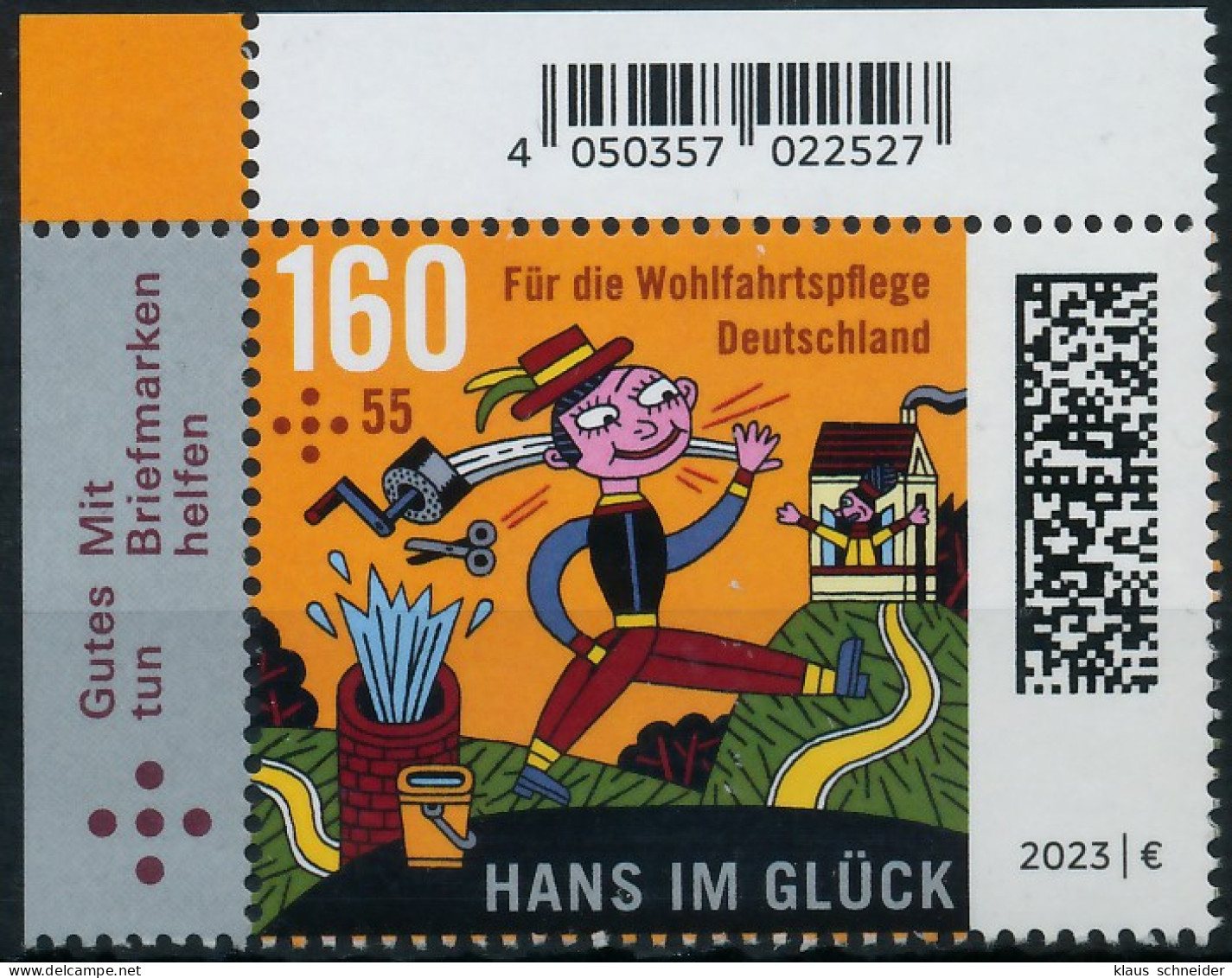 BRD BUND 2023 Nr 3747 Postfrisch ECKE-OLI X592BF6 - Unused Stamps