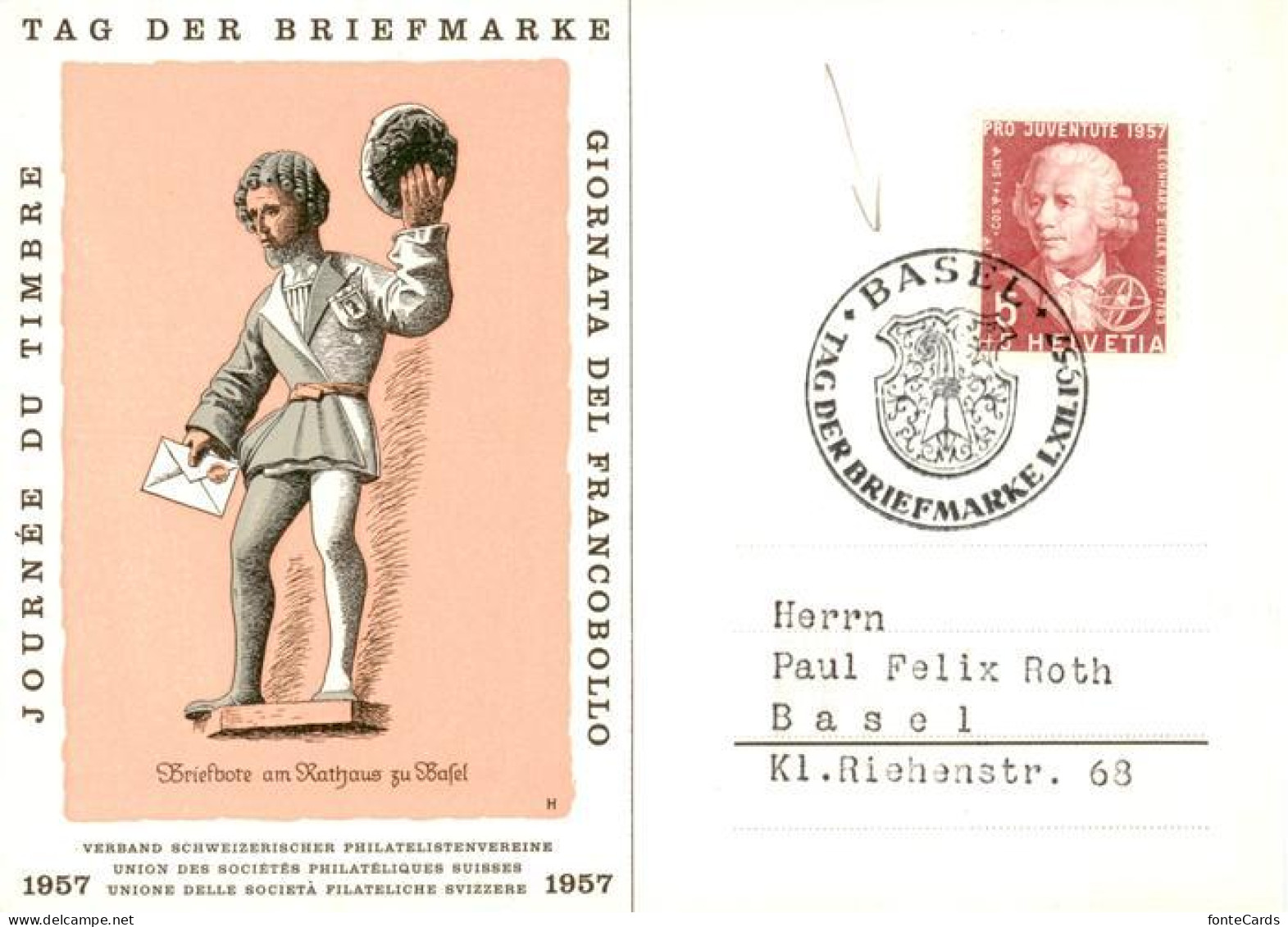 13896161 Basel BS Tag Der Briefmarke Verband Schweizerischer Philatelistenverein - Autres & Non Classés