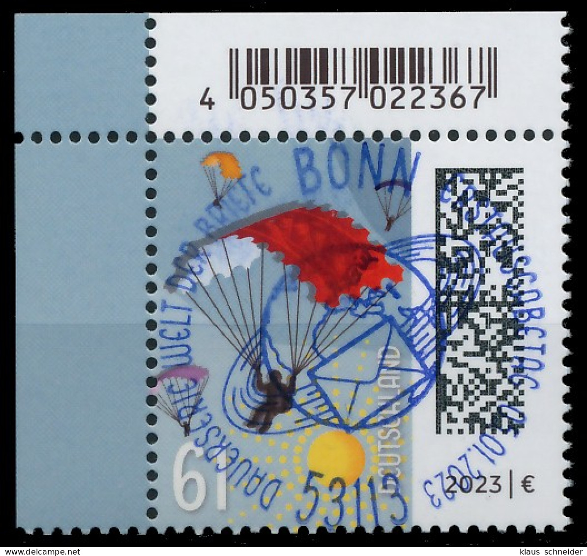 BRD BUND DS WELT DER BRIEFE Nr 3736 ESST ZENTR- X599C22 - Oblitérés