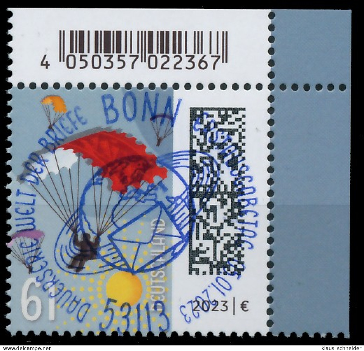 BRD BUND DS WELT DER BRIEFE Nr 3736 ESST ZENTR- X599C26 - Used Stamps
