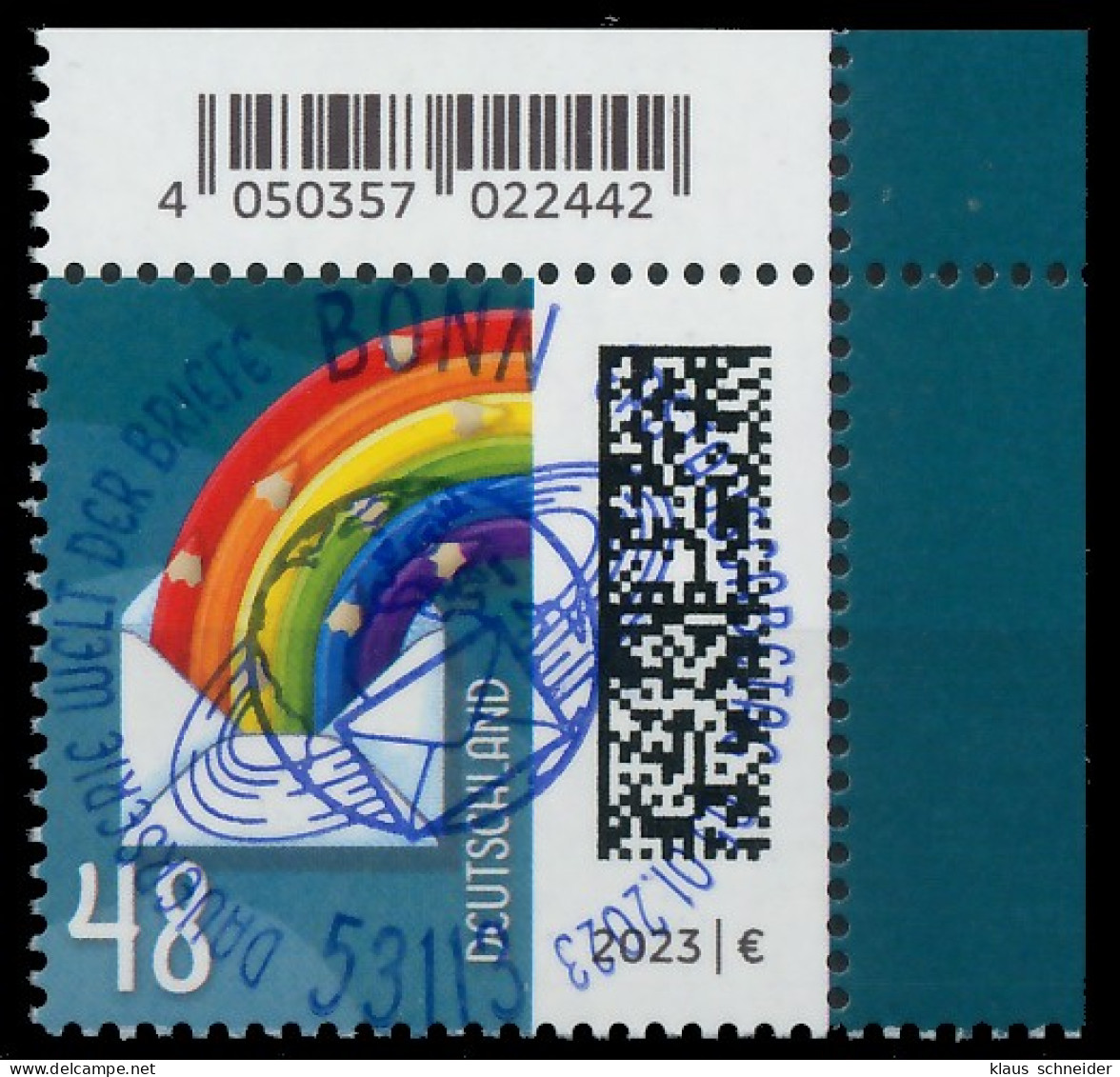BRD BUND DS WELT DER BRIEFE Nr 3735 ESST ZENTR- X599C42 - Used Stamps