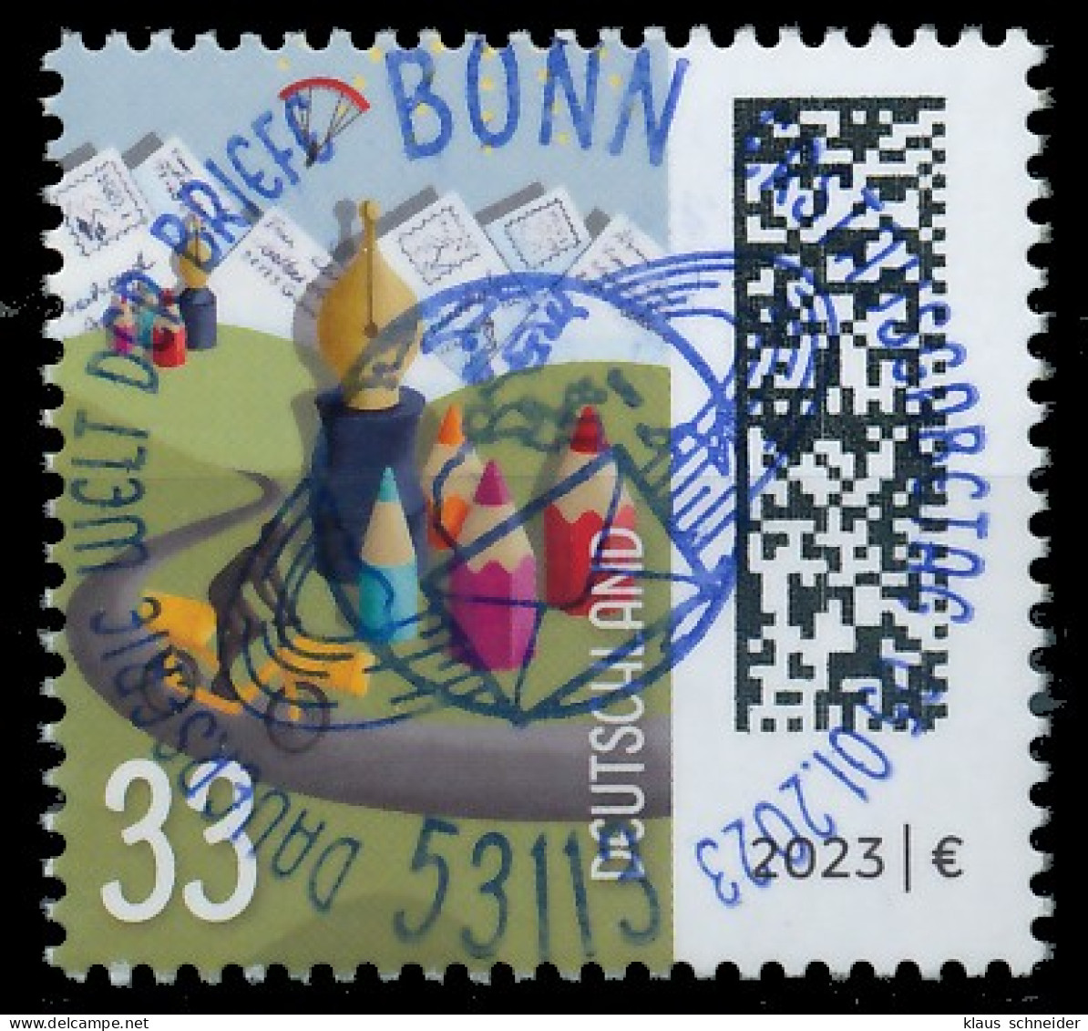 BRD BUND DS WELT DER BRIEFE Nr 3733 ESST ZENTR- X599C6A - Used Stamps