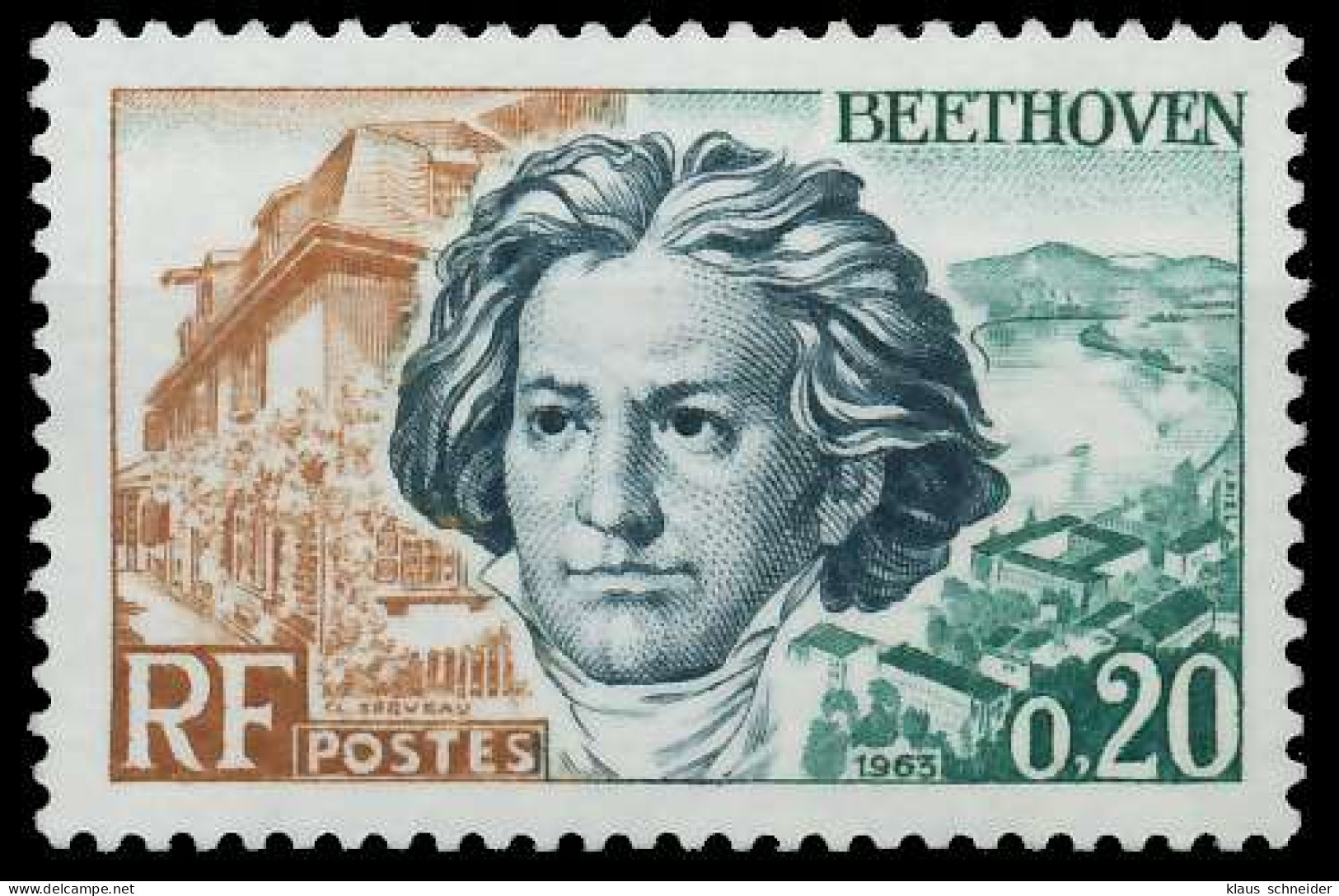 FRANKREICH 1963 Nr 1432 Postfrisch S20E0C6 - Unused Stamps