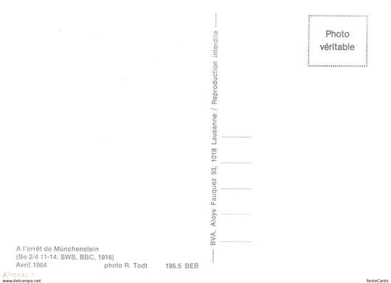 13895128 Muenchenstein BL Strassenbahn  - Autres & Non Classés