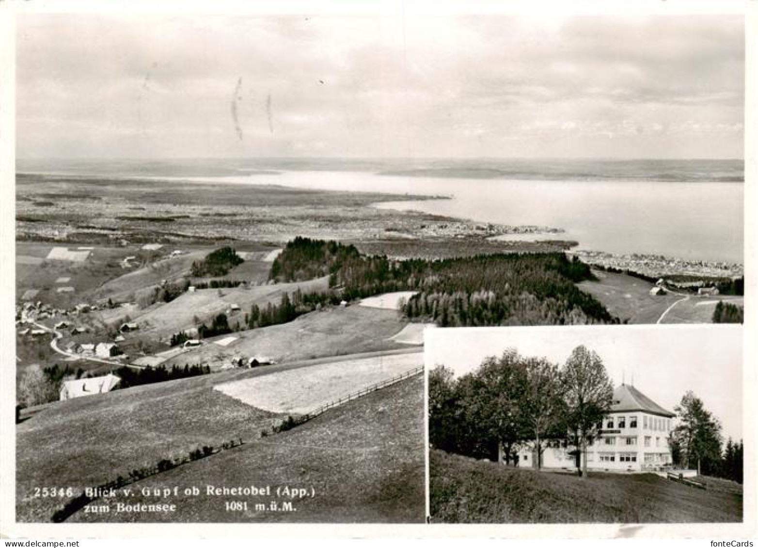 13894502 Rehetobel Blick Vom Gupf Zum Bodensee Gasthaus Zum Gupf Rehetobel - Andere & Zonder Classificatie