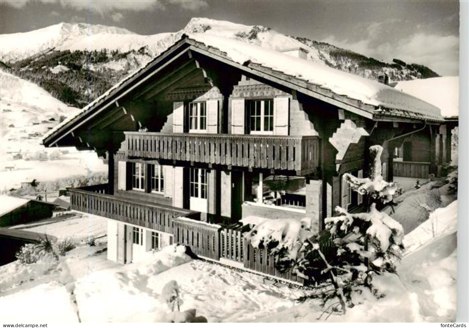 13891392 Lenk Simmental Chalet Chutz Winterlandschaft Alpen Lenk Simmental - Andere & Zonder Classificatie