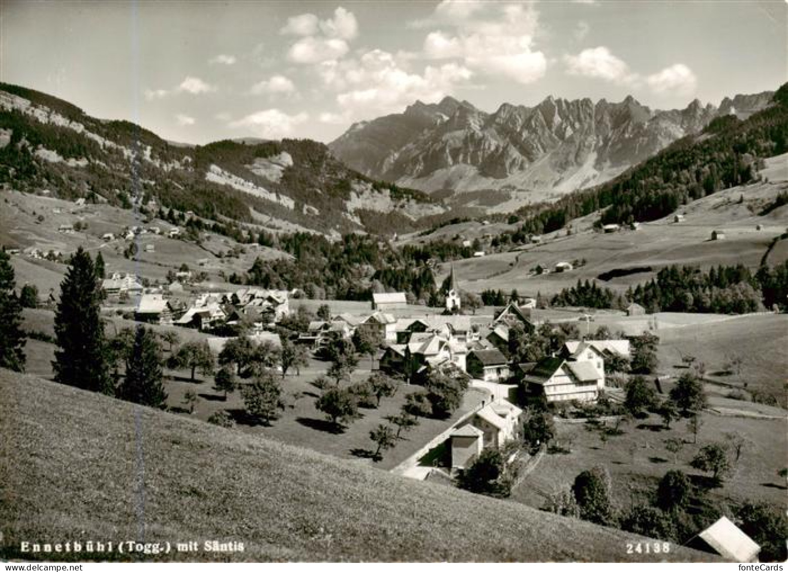 13891380 Ennetbuehl SG Panorama Blick Gegen Saentis Appenzeller Alpen  - Andere & Zonder Classificatie