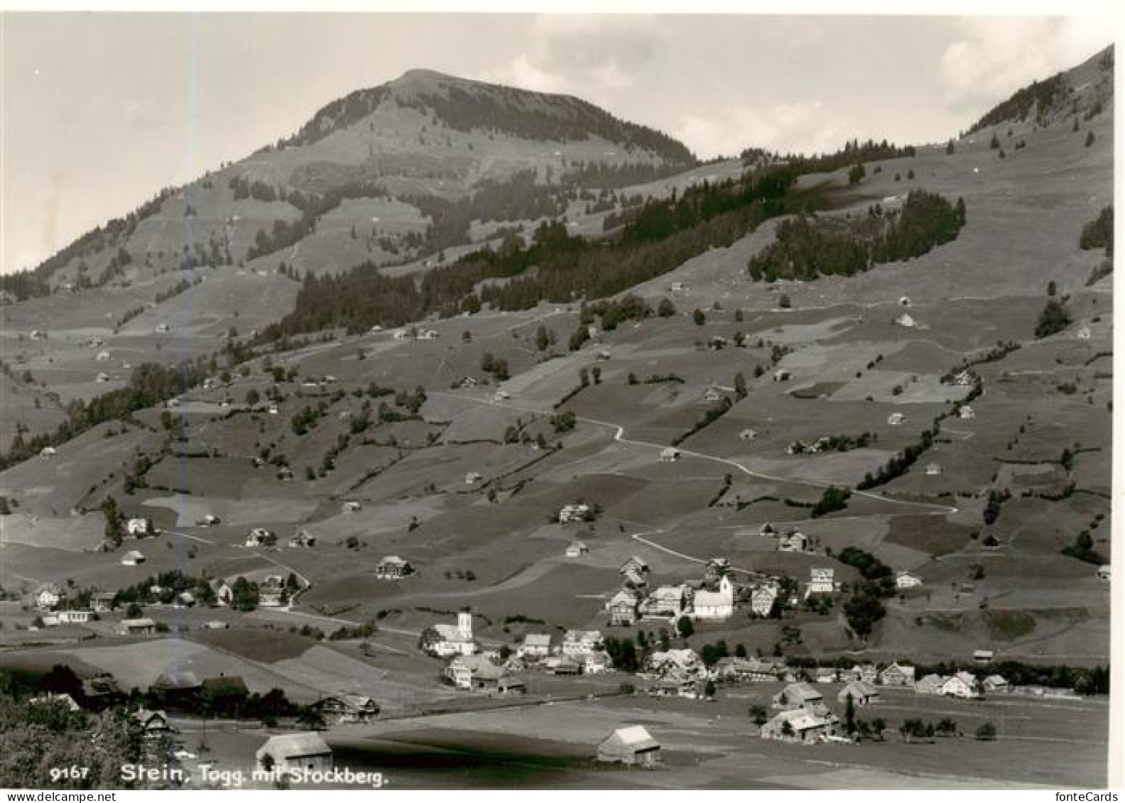 13891378 Stein Toggenburg SG Panorama Blick Gegen Stockberg  - Andere & Zonder Classificatie