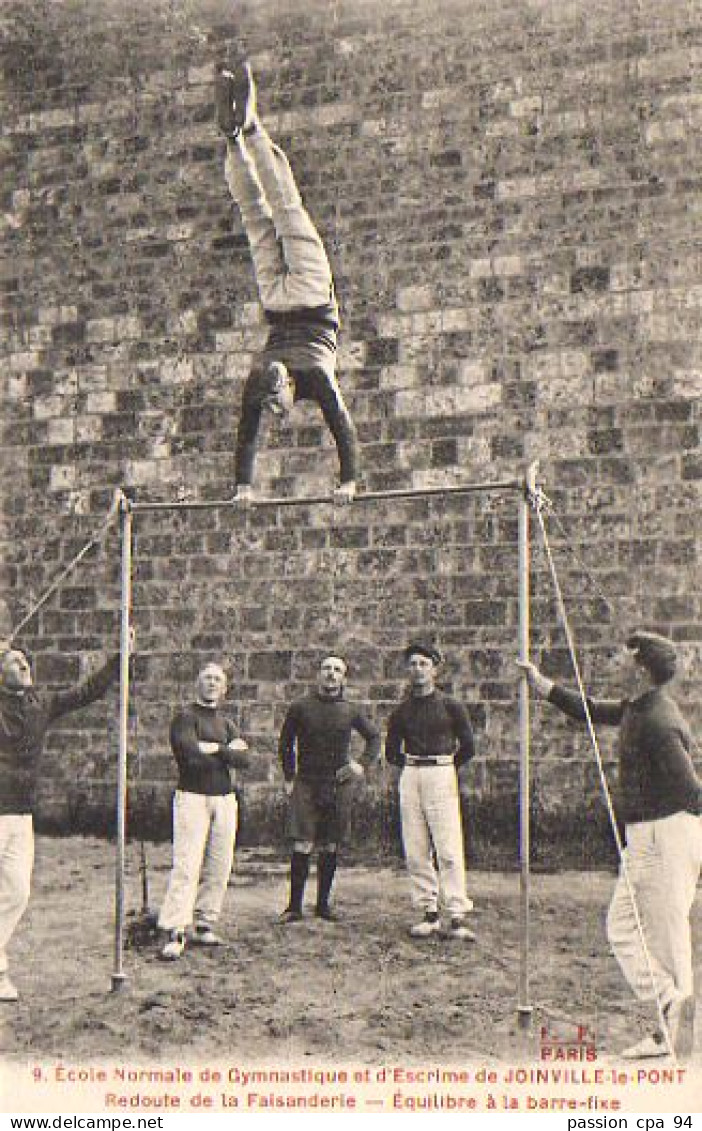 S17-031 Ecole Normale De Gymnastique Et D'escrime De Joinville Le Pont - Equilibre à La Barre-fixe - Joinville Le Pont