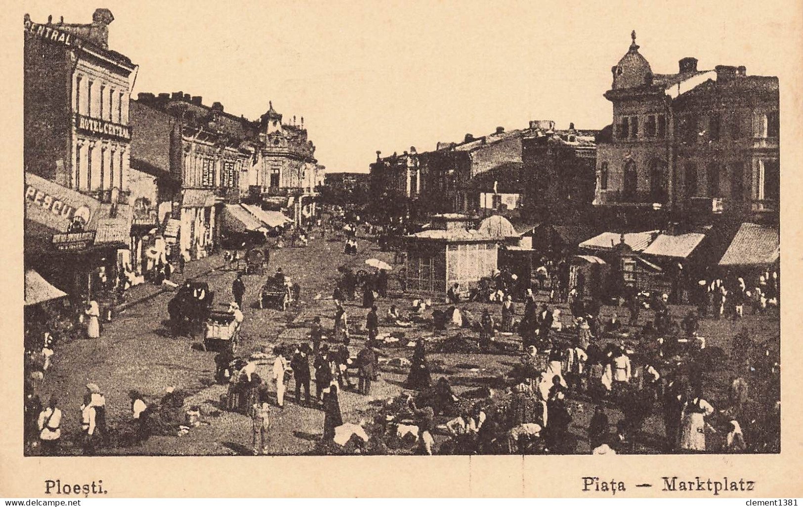 Roumanie Romania PLOESTI Piata Marktplatz - Rumänien