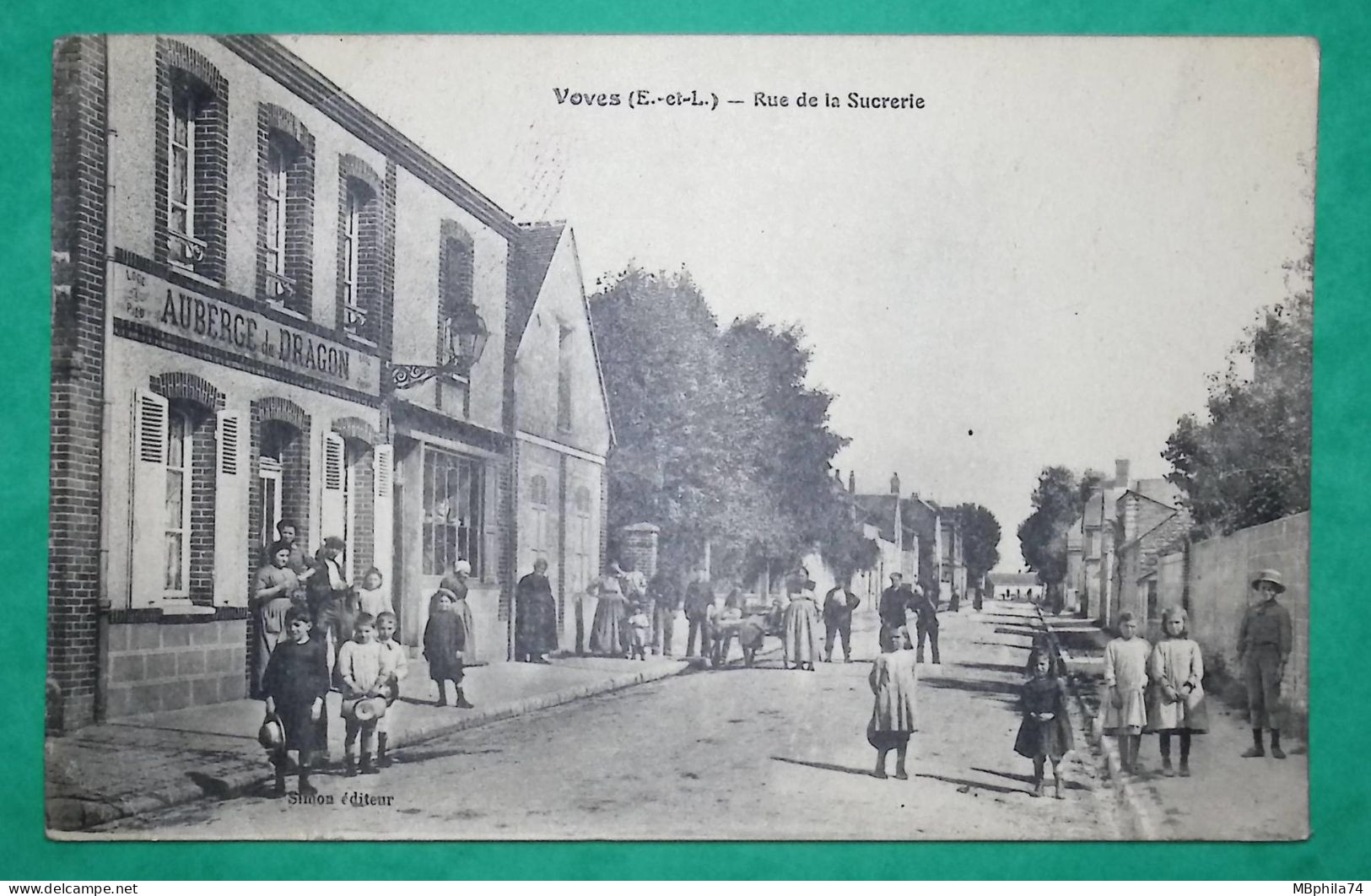 FRANCHISE MILITAIRE FM AVIATION MILITAIRE CHARTRES VOVES EURE ET LOIR CARTE POSTALE RUE DE LA SUCRERIE 1919 COVER FRANCE - Militärische Luftpost