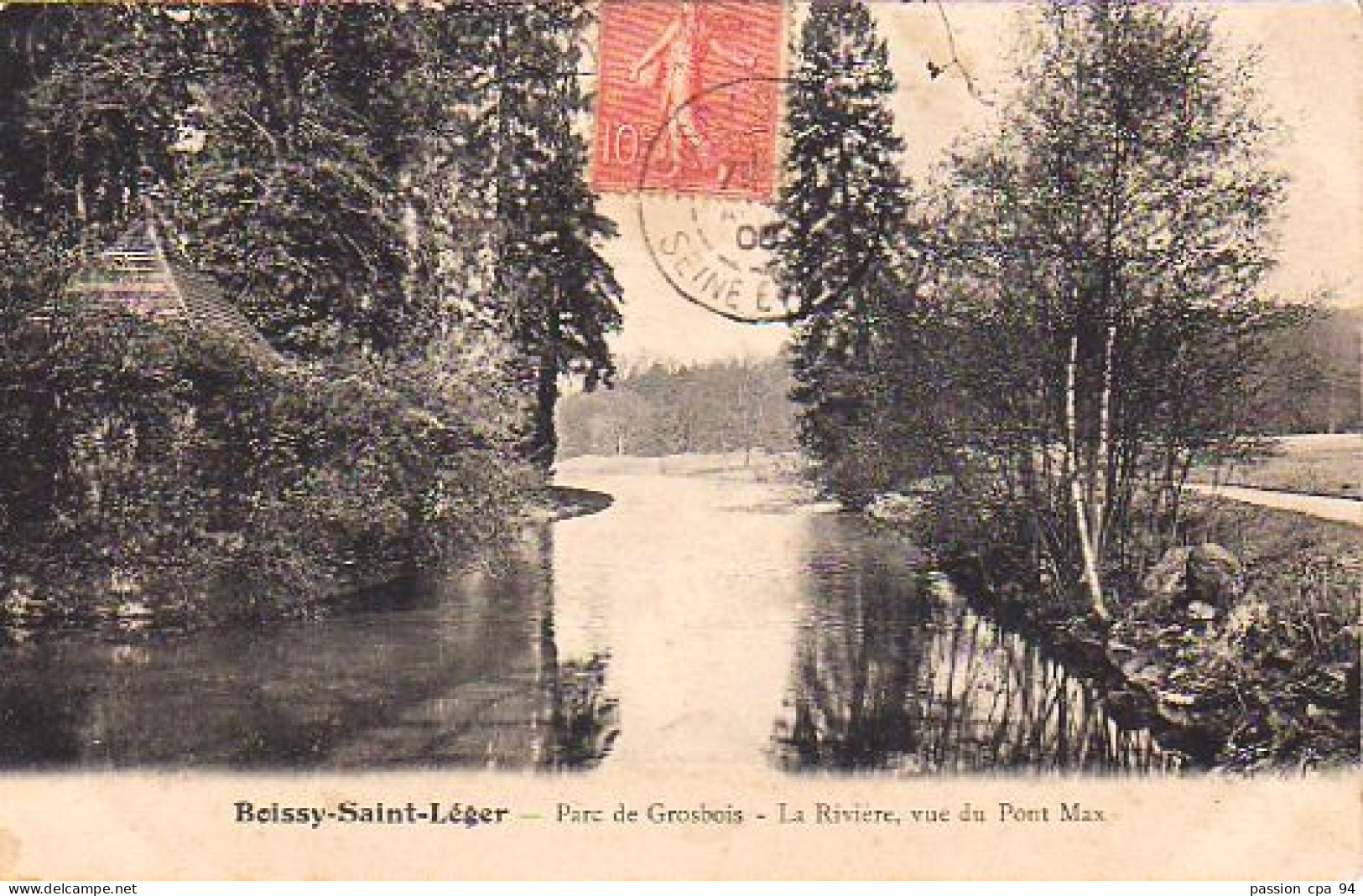 S17-034 Boissy Saint Léger - Parc De Grosbois - La Rivière, Vue Du Pont Max - Boissy Saint Leger
