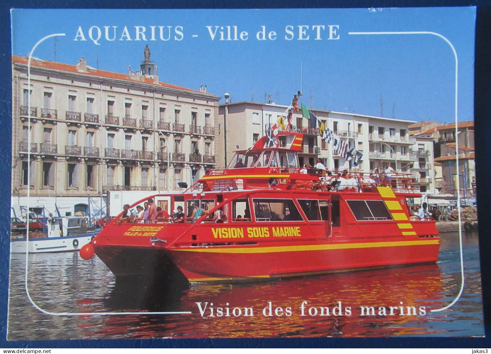 CPM CARTE POSTALE  BATEAU  "  AQUARIUS  "  SÈTE - Sonstige & Ohne Zuordnung