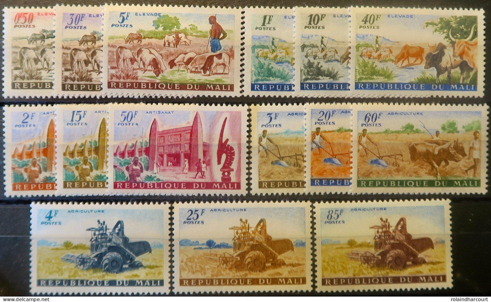 R2253/772 - MALI - 1961 - SERIE COMPLETE - N°16 à 30 NEUFS** - Malí (1959-...)