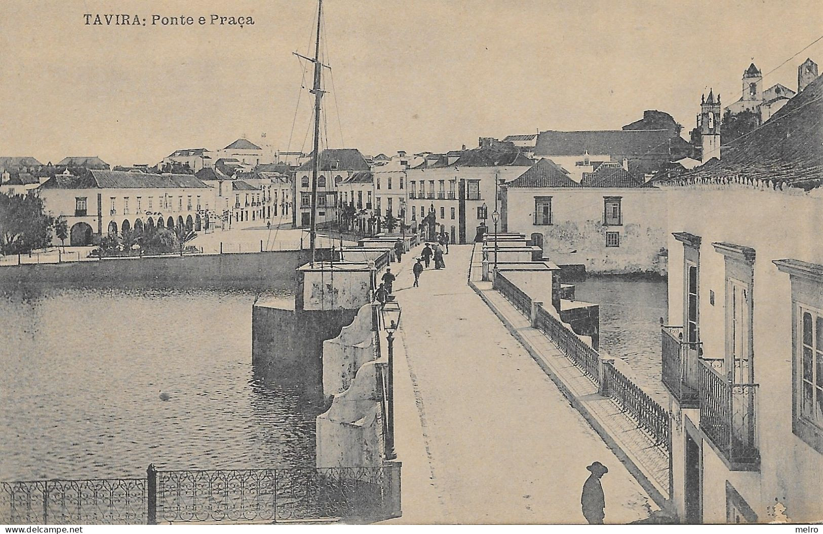 PORTUGAL-  TAVIRA -PONTE E PRAÇA PAÇOS DO CONCELHO CÂMARA MUNICIPAL  (Edição Da Tabacaria Popular - Tavira ) - Faro