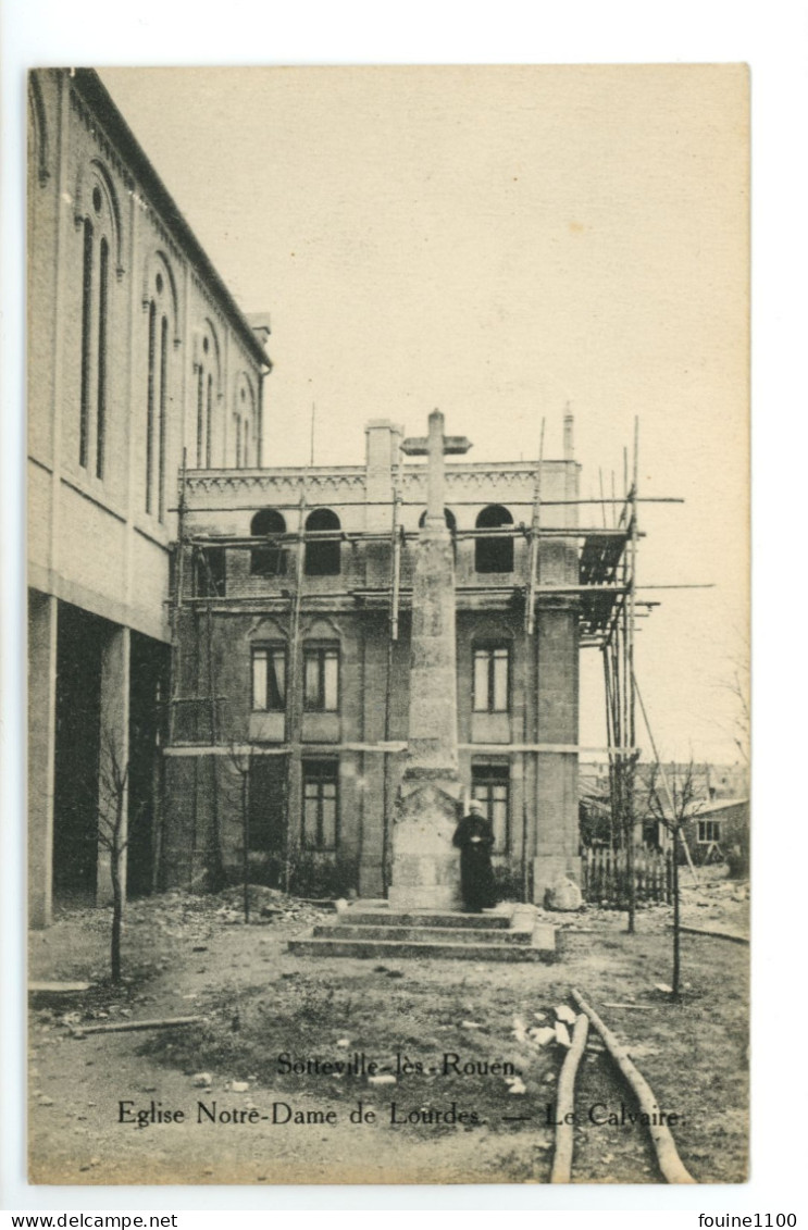 Sotteville Les Rouen  église Notre Dame De Lourdes Le Calvaire - Sotteville Les Rouen