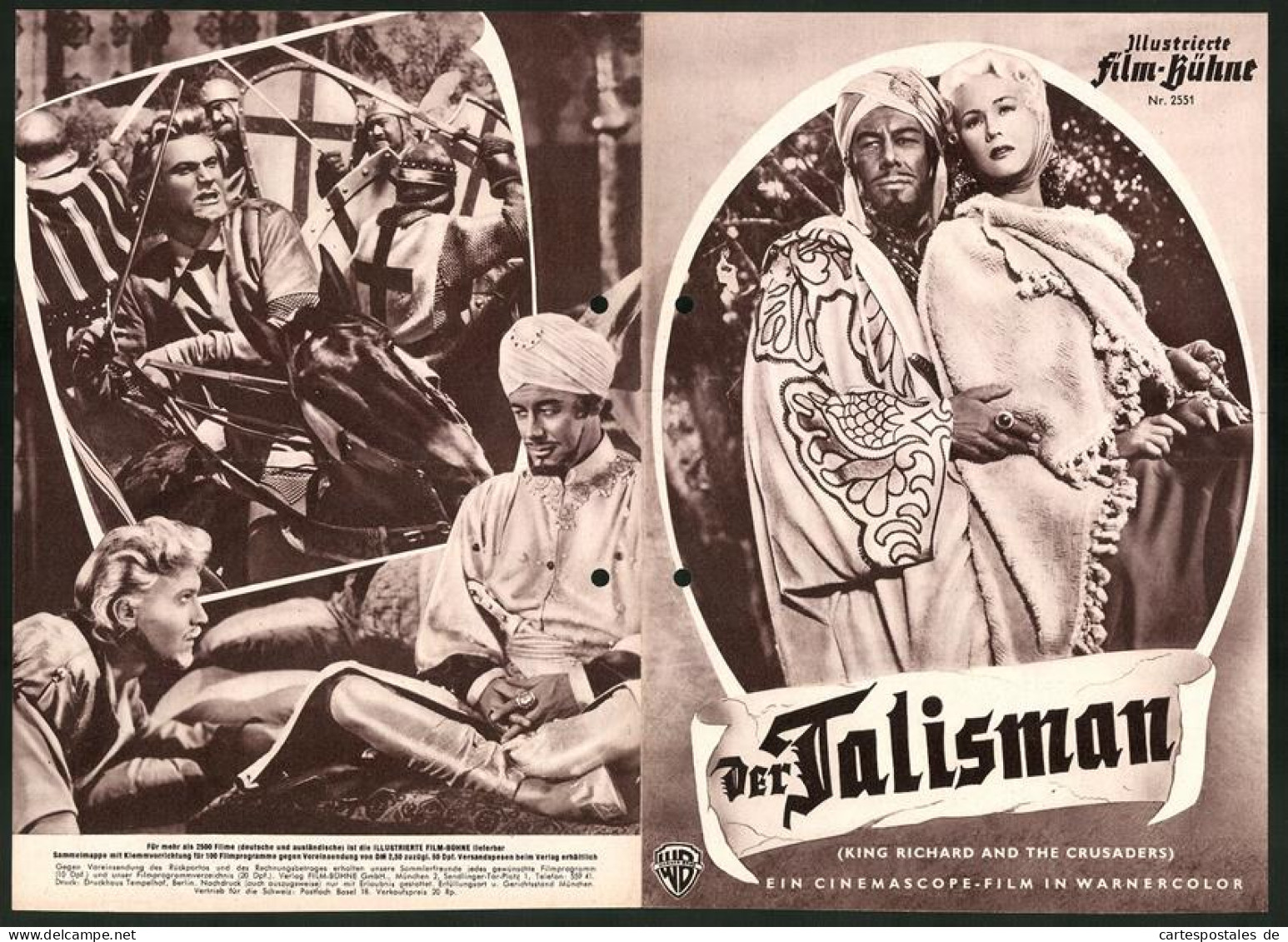 Filmprogramm IFB Nr. 2551, Der Talisman, Rex Harrison, Virginia Mayo, George Sanders, Regie: David Butler  - Revistas