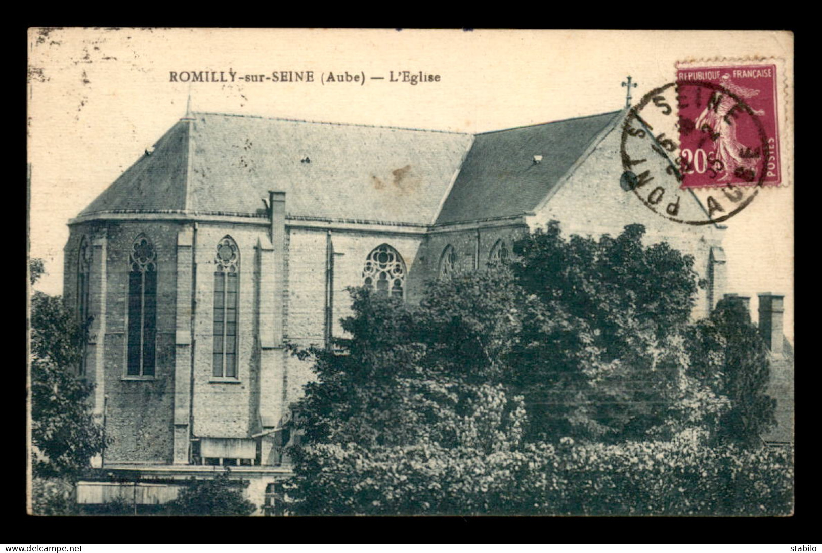 10 - ROMILLY-SUR-SEINE - L'EGLISE - VOIR ETAT - Romilly-sur-Seine