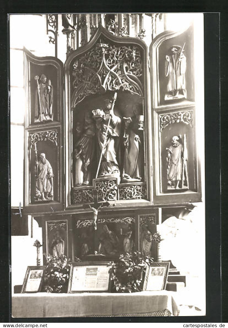 AK Burghausen A. D. Salzach, Triptychon In Der Elisabethkapelle  - Burghausen