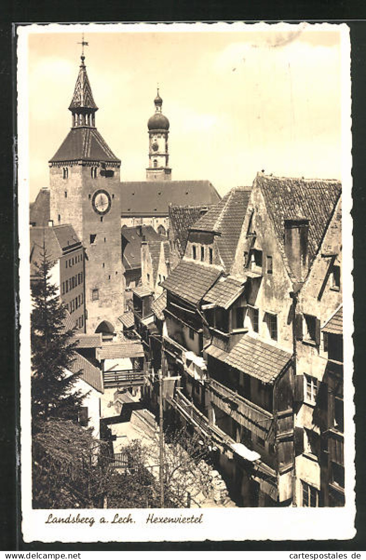 AK Landsberg A. Lech, Blick Ins Hexenviertel  - Landsberg