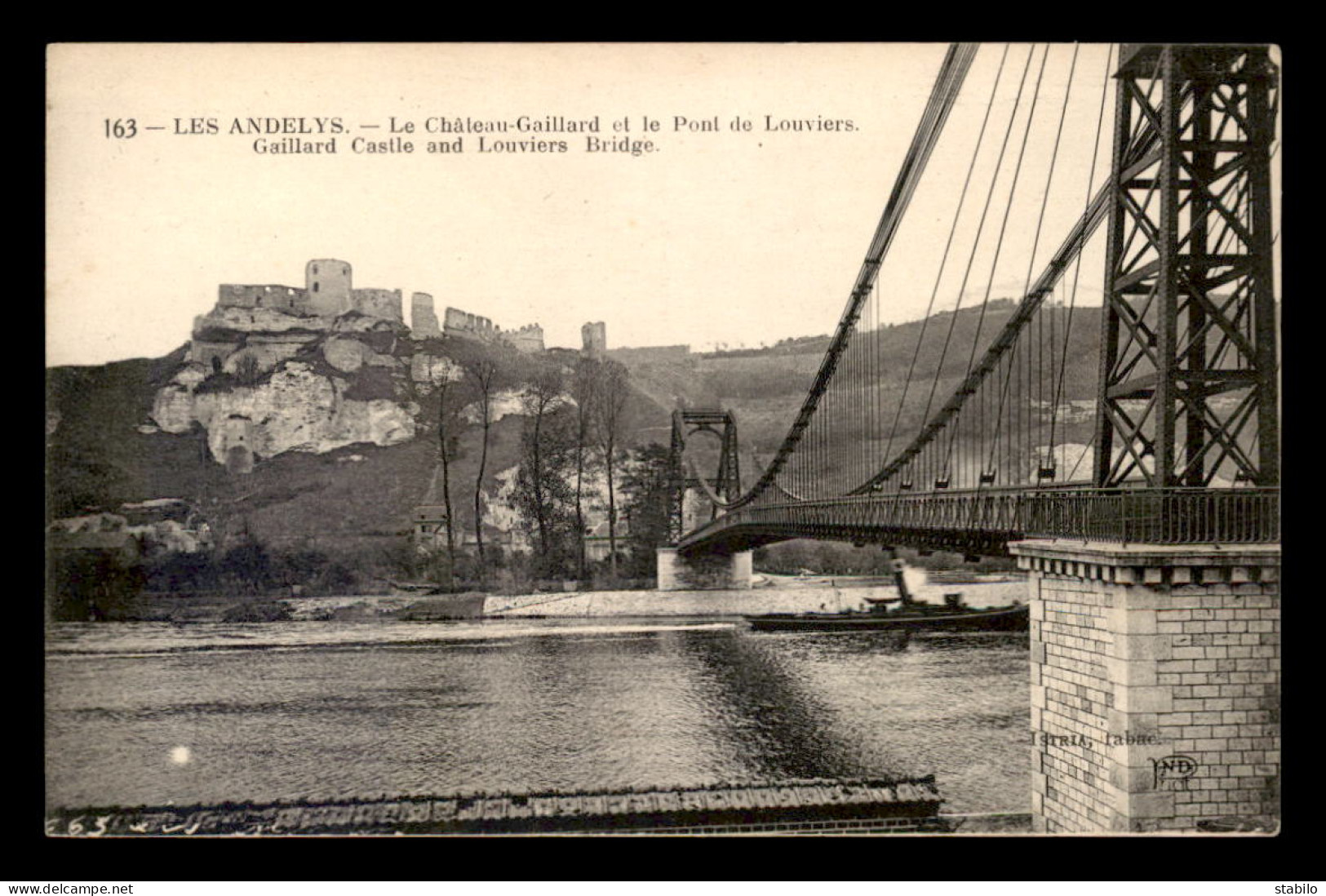 27 - LES ANDELYS - CHATEAU GAILLARD ET PONT DE LOUVIERS - Les Andelys