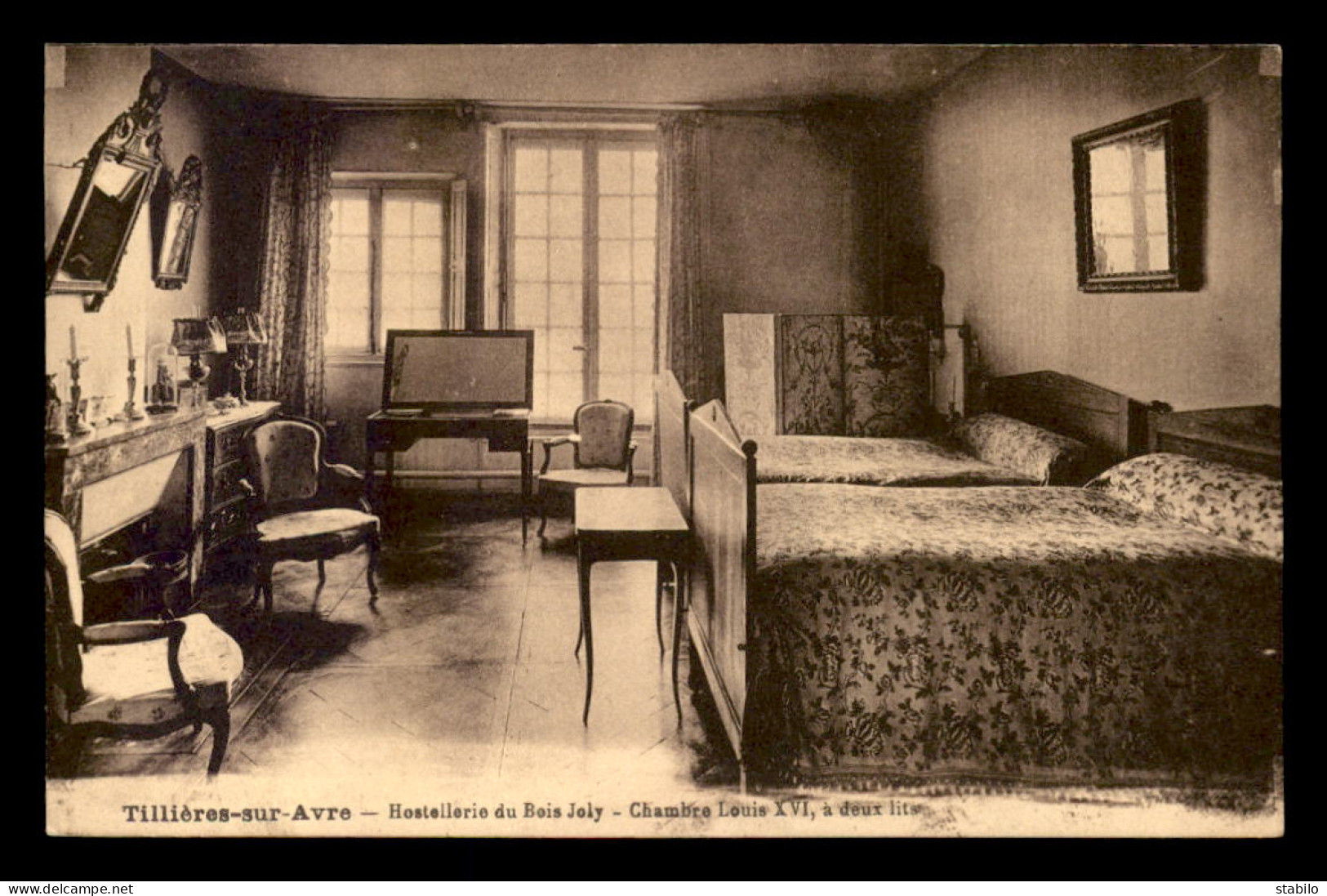 27 - TILLIERES-SUR-AVRE - HOSTELLERIE DU BOIS-JOLY - CHAMBRE LOUIS XVI - Tillières-sur-Avre