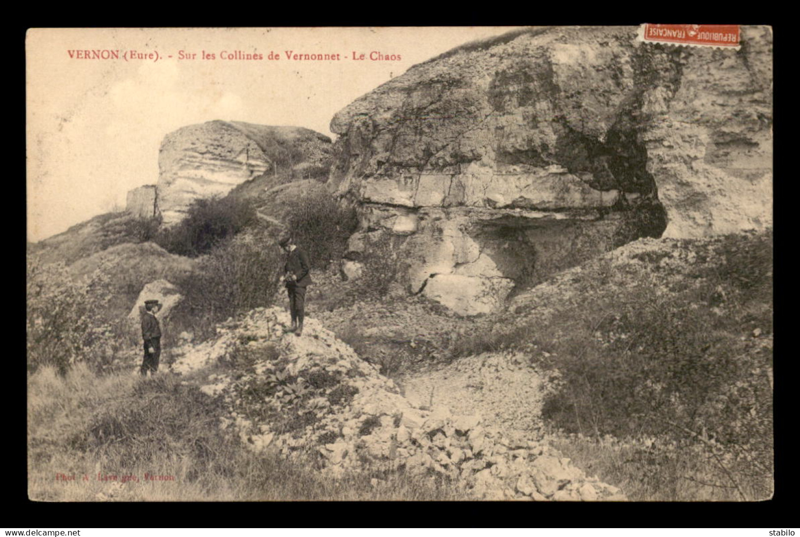 27 - VERNON - LE CHAOS SUR LES COLLINES DE VERNONNET - Vernon