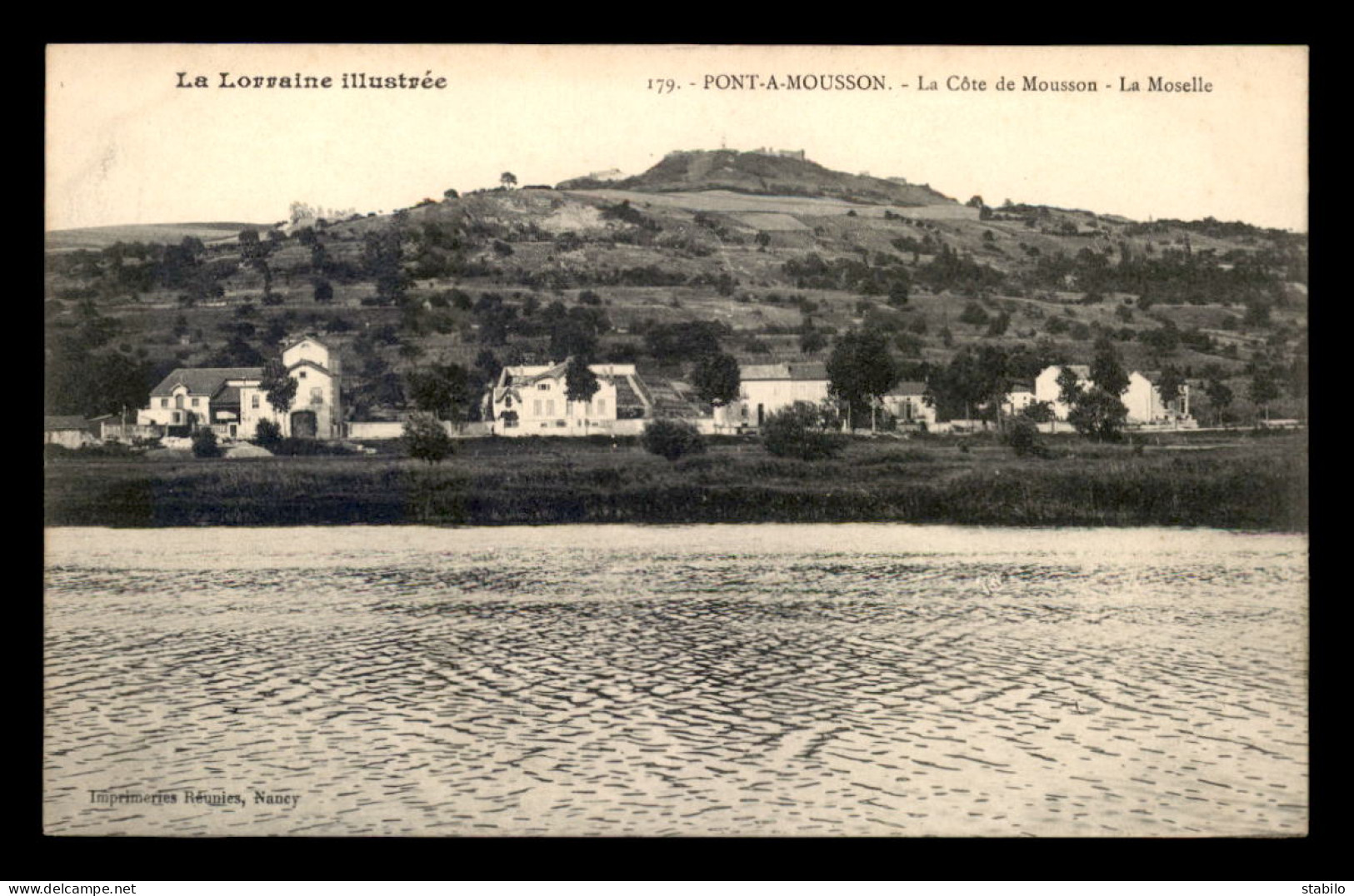 54 - PONT-A-MOUSSON - LA COTE DE MOUSSON ET LA MOSELLE - Pont A Mousson