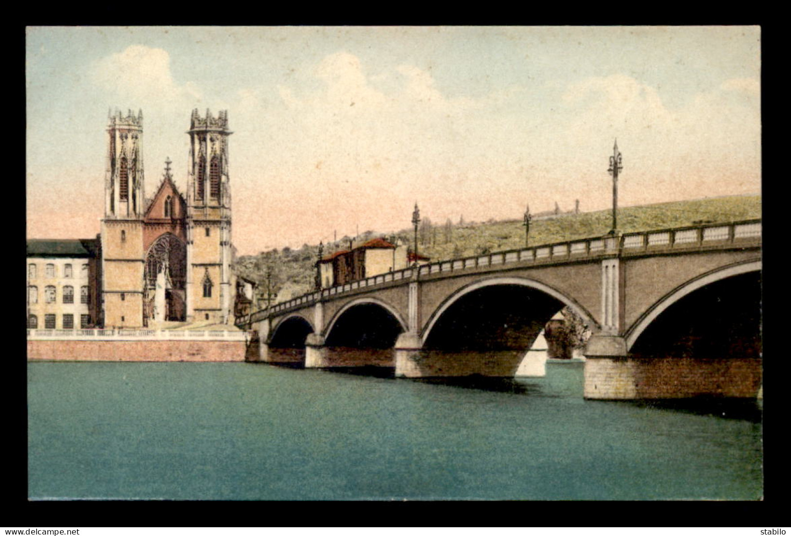 54 - PONT-A-MOUSSON - LE NOUVEAU PONT - CARTE COLORISEE - Pont A Mousson