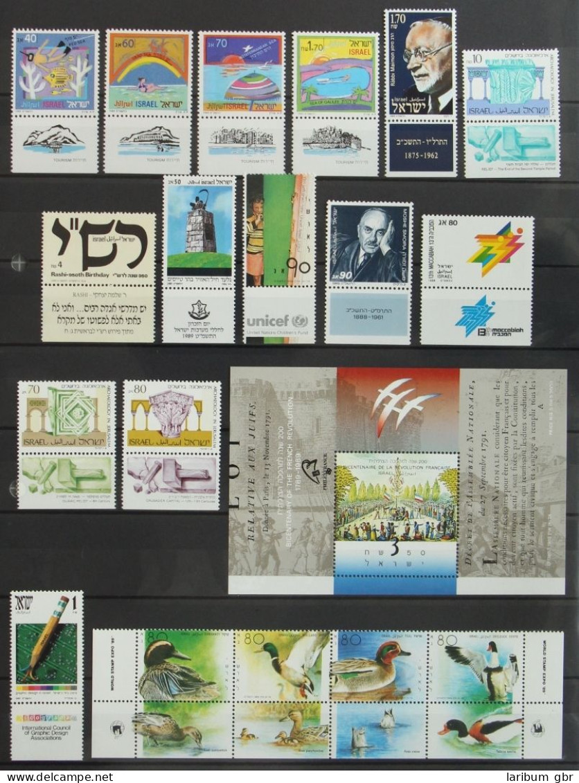Israel Jahrgang 1989 Mit 1116-1149 Postfrisch #KJ096 - Other & Unclassified