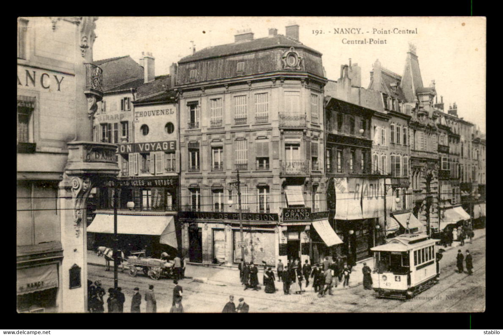 54 - NANCY - LE POINT CENTRAL - TRAMWAY - Nancy