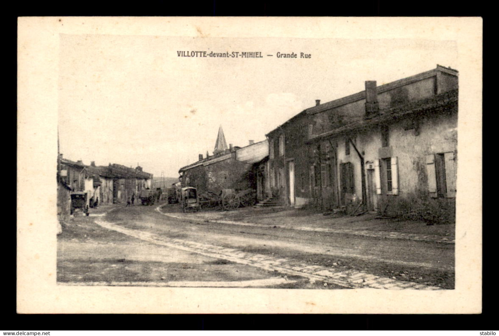 55 - VILLOTTE-DEVANT-ST-MIHIEL - GRANDE RUE - SANS EDITEUR - Sonstige & Ohne Zuordnung