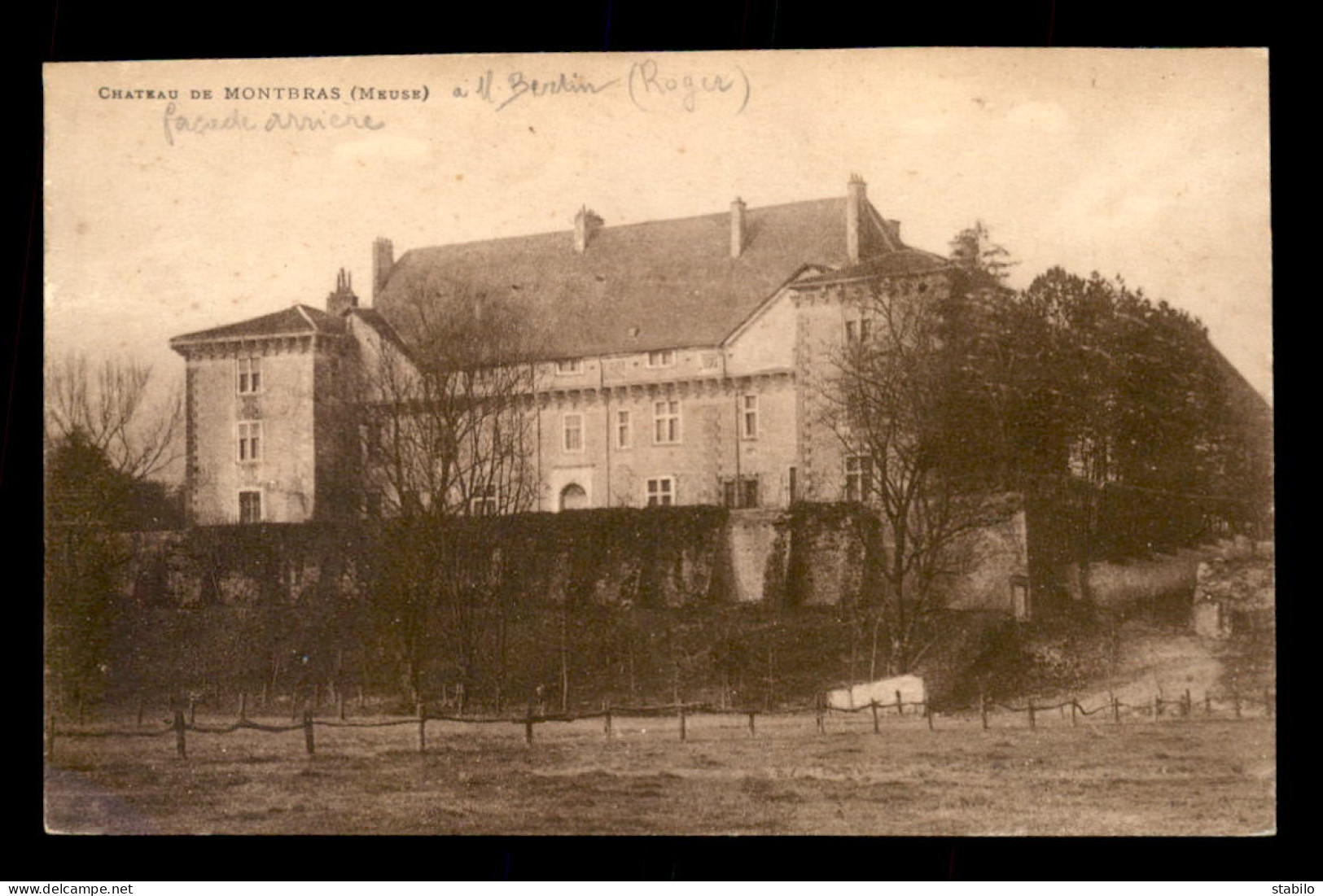 55 - MONTBRAS - LE CHATEAU - VOIR ETAT - Sonstige & Ohne Zuordnung