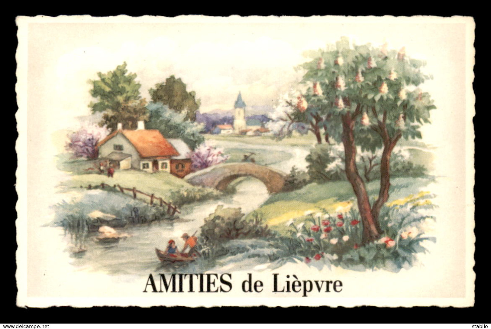 68 - LIEPVRE - AMITIES - CARTE FANTAISIE - Lièpvre