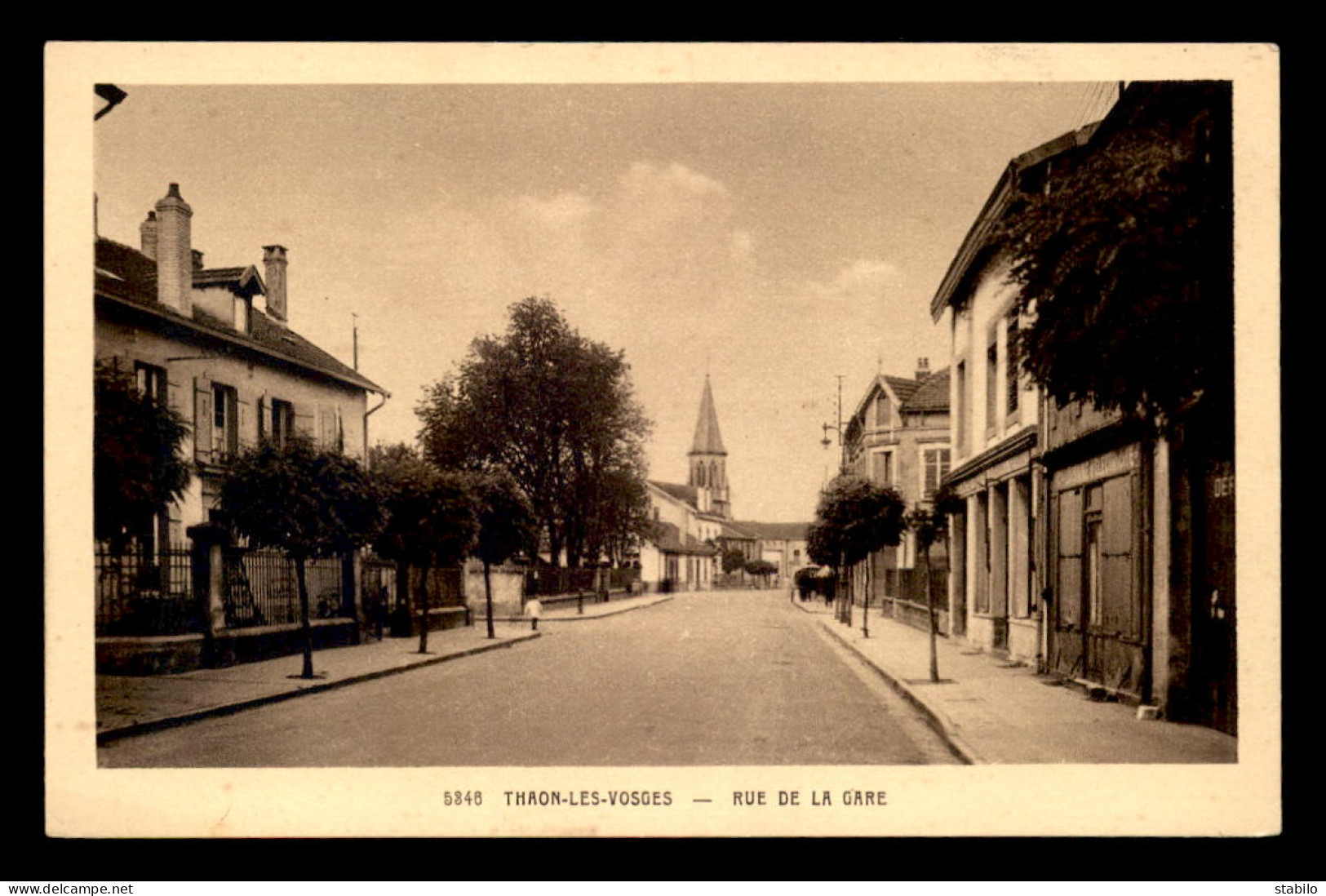 88 - THAON-LES-VOSGES - RUE DE LA GARE - Thaon Les Vosges