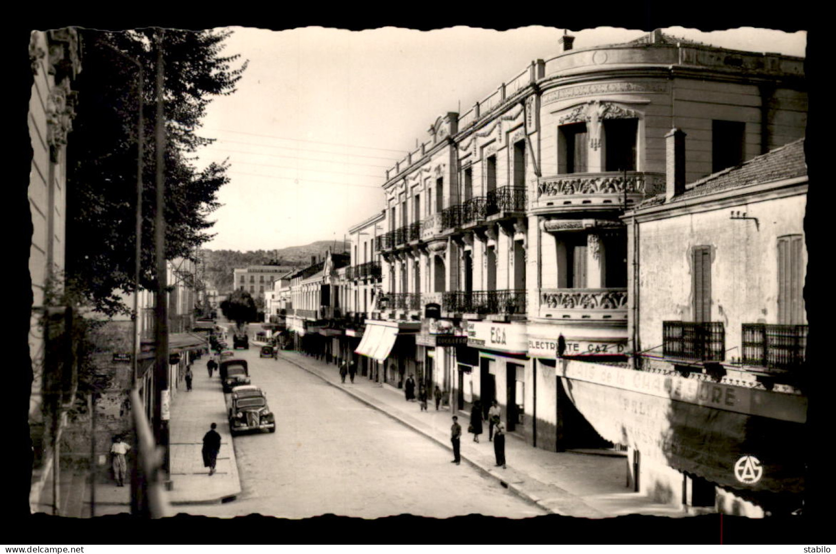 ALGERIE - SAHARA - TIARET - LA RUE BUGEAUD - Tiaret