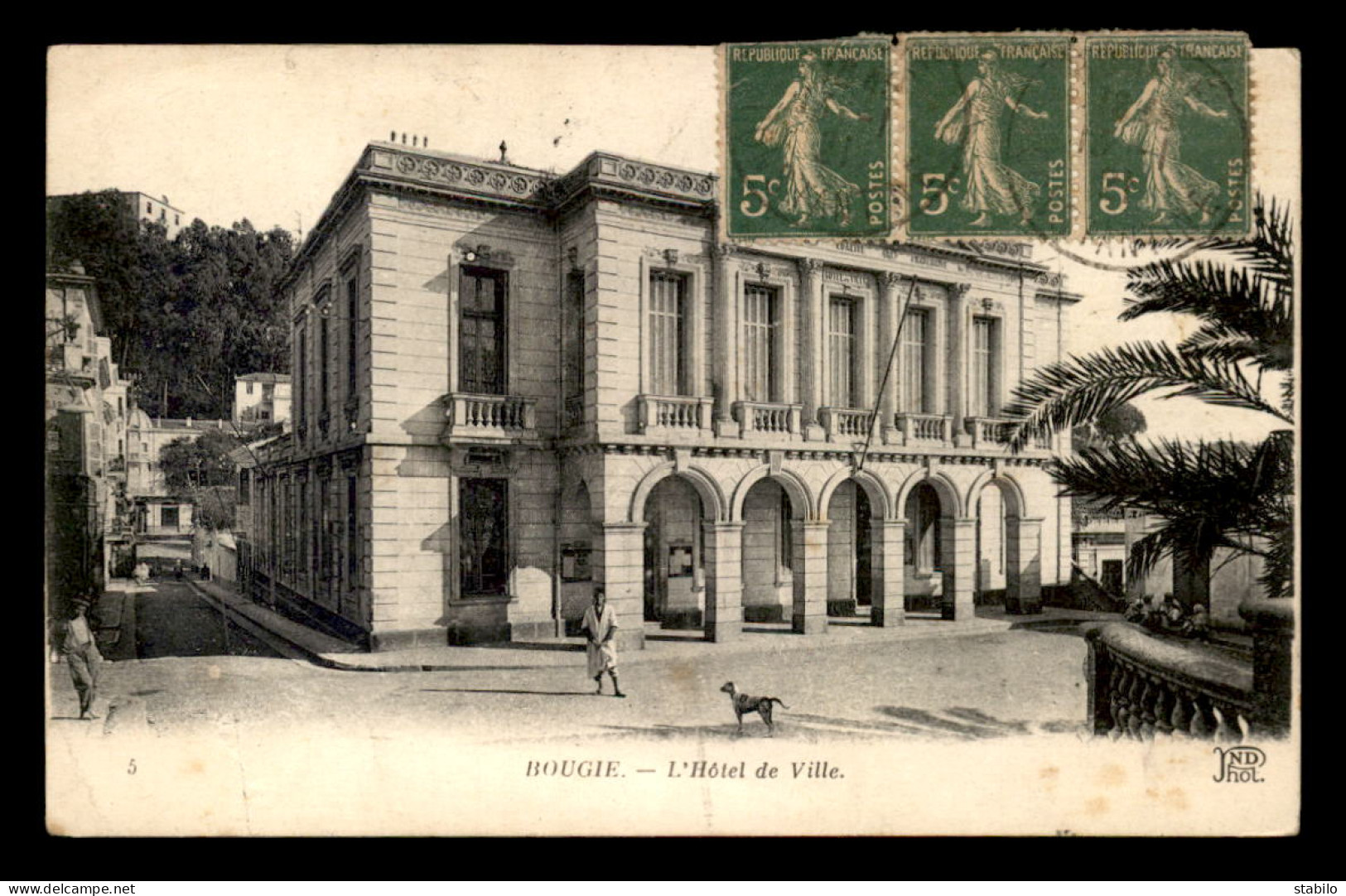 ALGERIE - BOUGIE - L'HOTEL DE VILLE - Bejaia (Bougie)