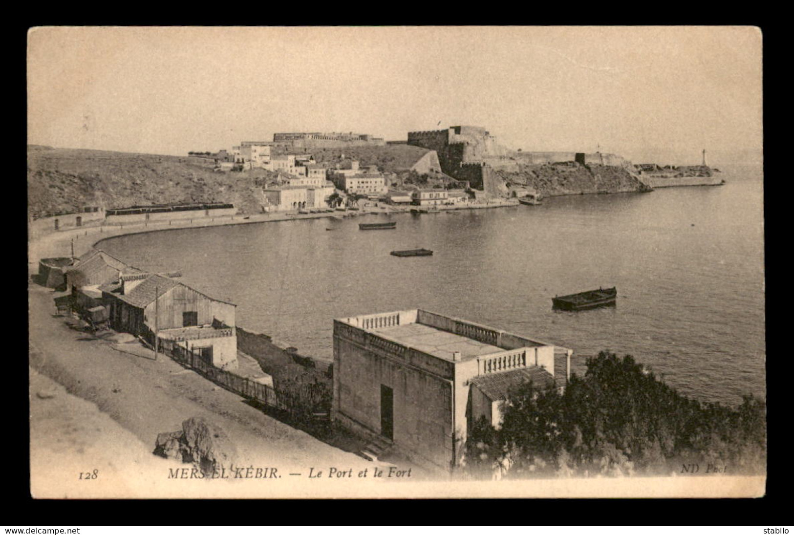 ALGERIE - ST-ANDRE-DE-MERS-EL-KEBIR - LE PORT ET LE FORT - Autres & Non Classés