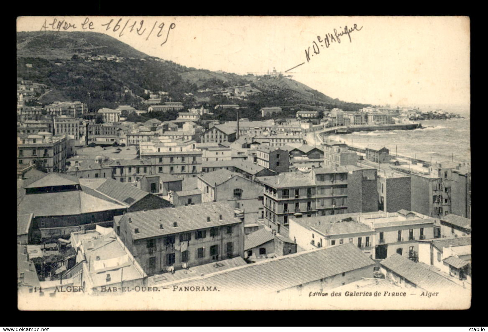 ALGERIE - ALGER - PANORAMA DE BAB-EL-OUED - Algerien