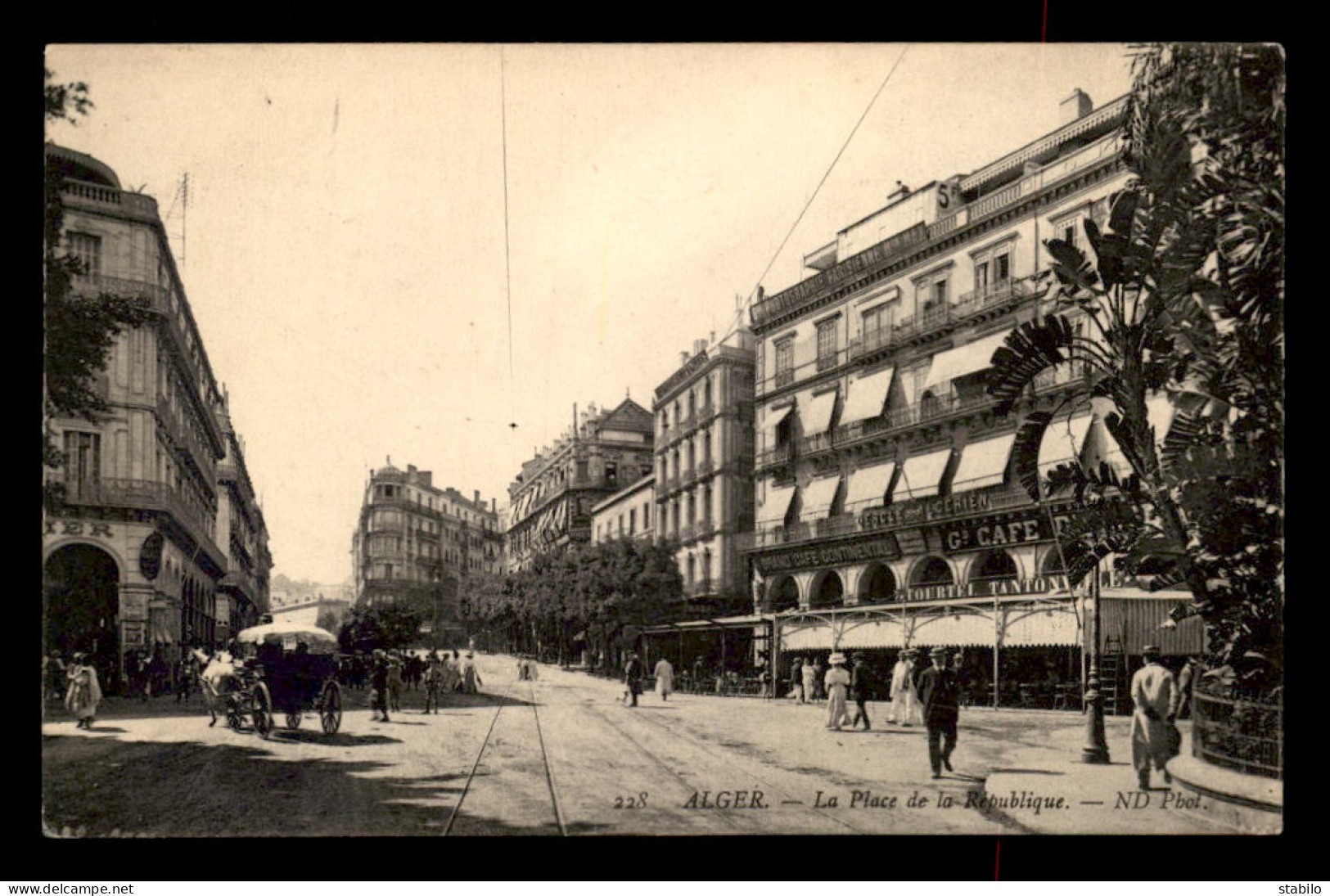 ALGERIE - ALGER - PLACE DE LA REPUBLIQUE - Algerien