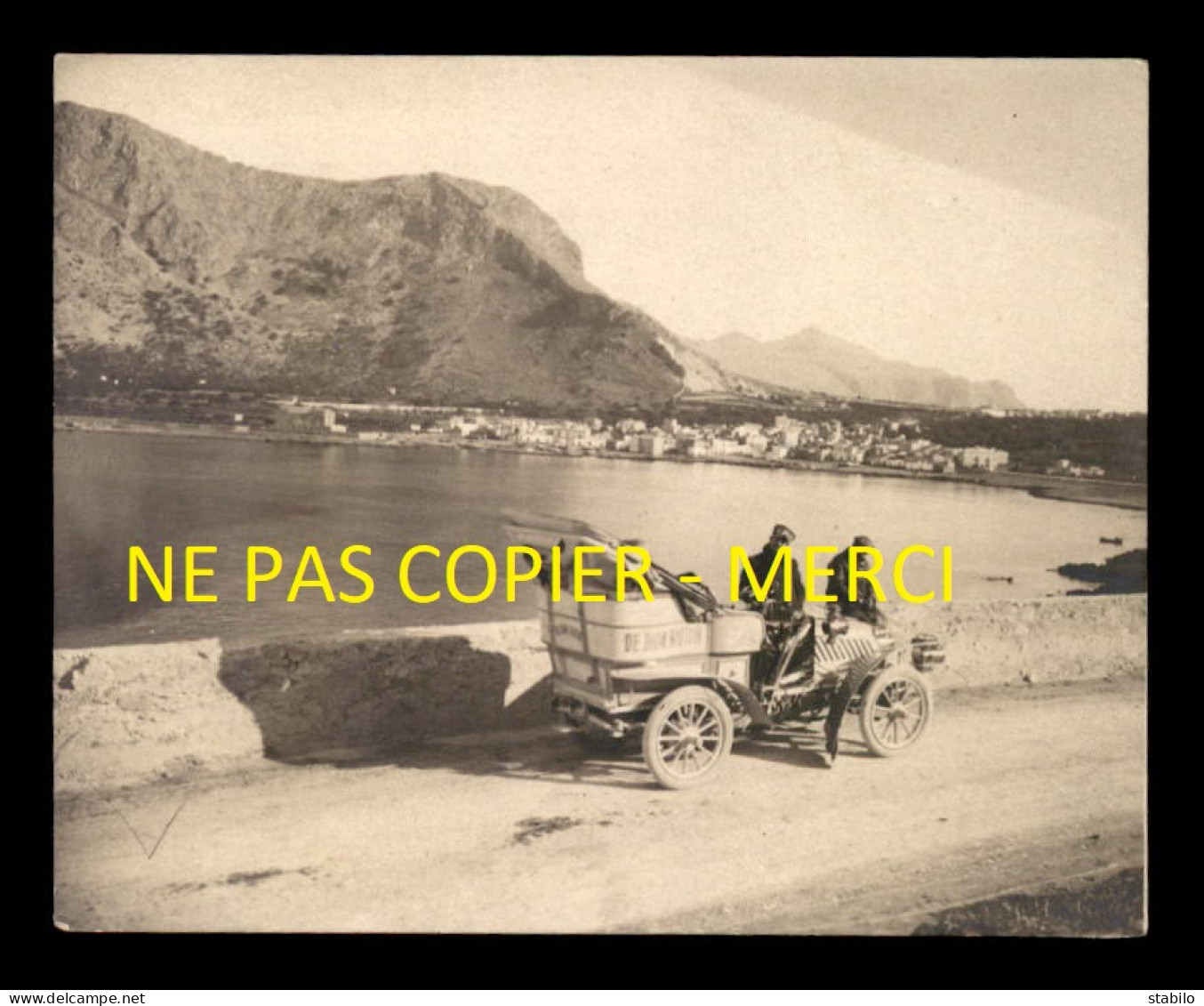 AUTOMOBILE - DE DION BOUTON - AGENCE CORMIER DE DION-BOUTON, RENAULT FRERES PARIS - CARTE PHOTO ORIGINALE FT  10 X 8 CM - PKW