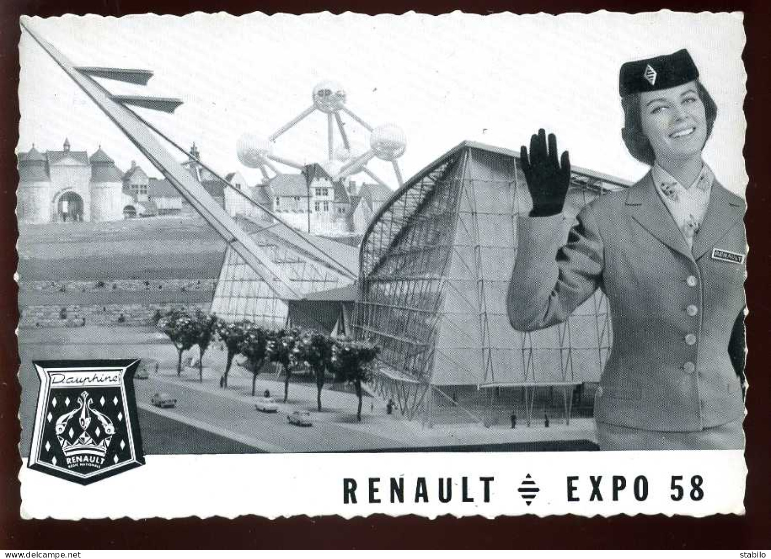 AUTOMOBILES - EXPOSITION RENAULT 1958 EN BELGIQUE - Voitures De Tourisme