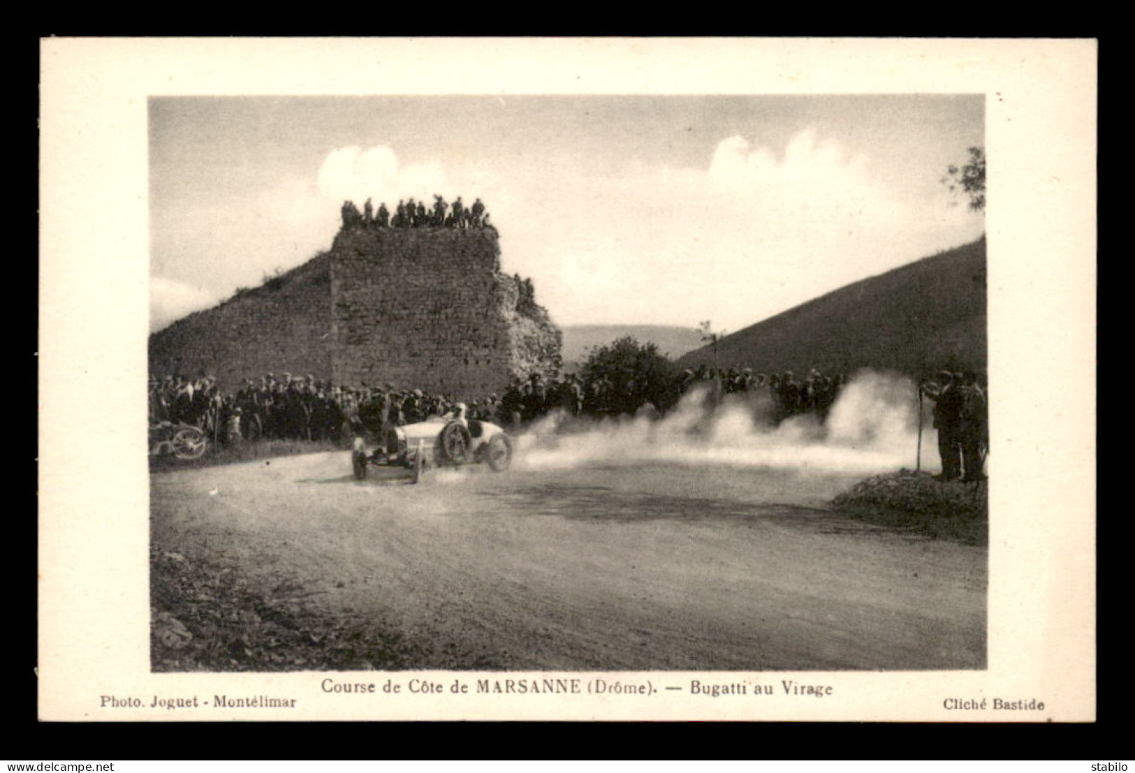 AUTOMOBILES - COURSE DE COTE DE MARSANNE (DROME) - BUGATTI AU VIRAGE - Altri & Non Classificati