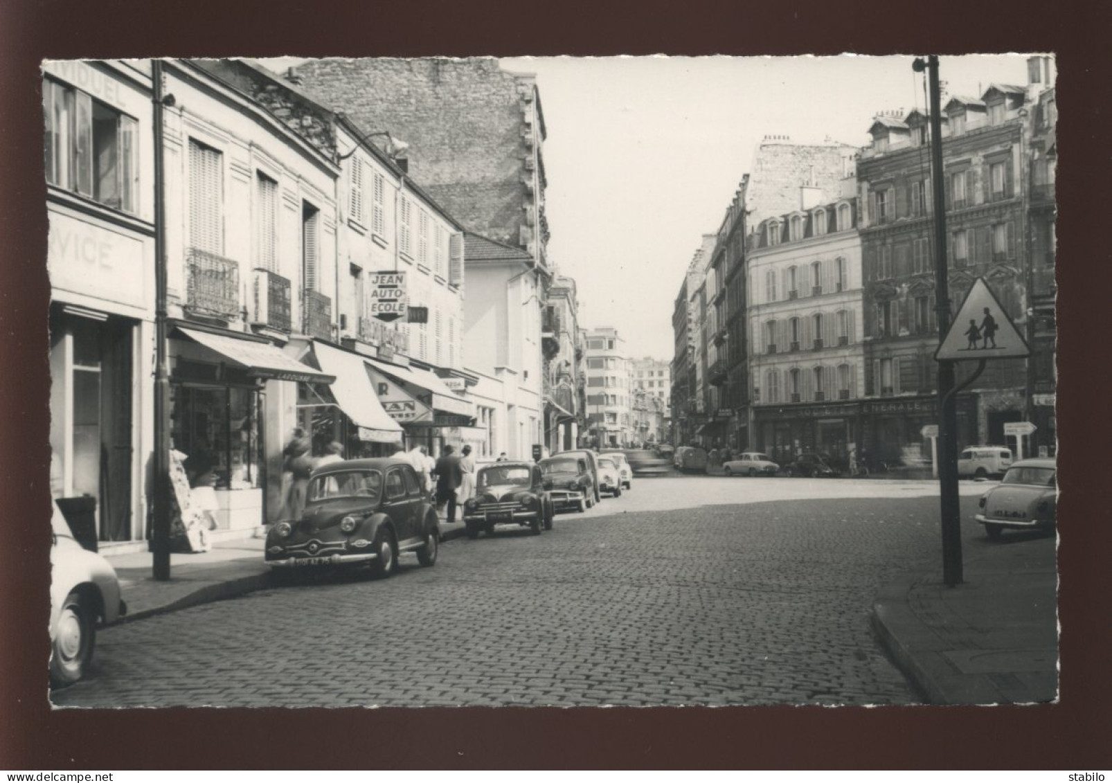 AUTOMOBILES - PANHARD  IMMATRICULEE 5101 AZ 75 - ASNIERES, GRANDE RUE ET RUE DE LA STATION - Voitures De Tourisme